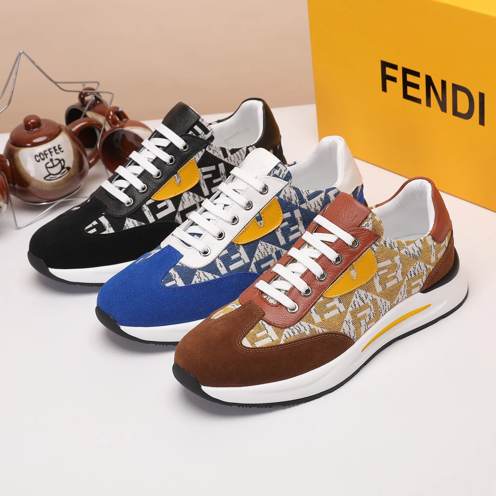 Кроссовки Мужские Fendi 1062423