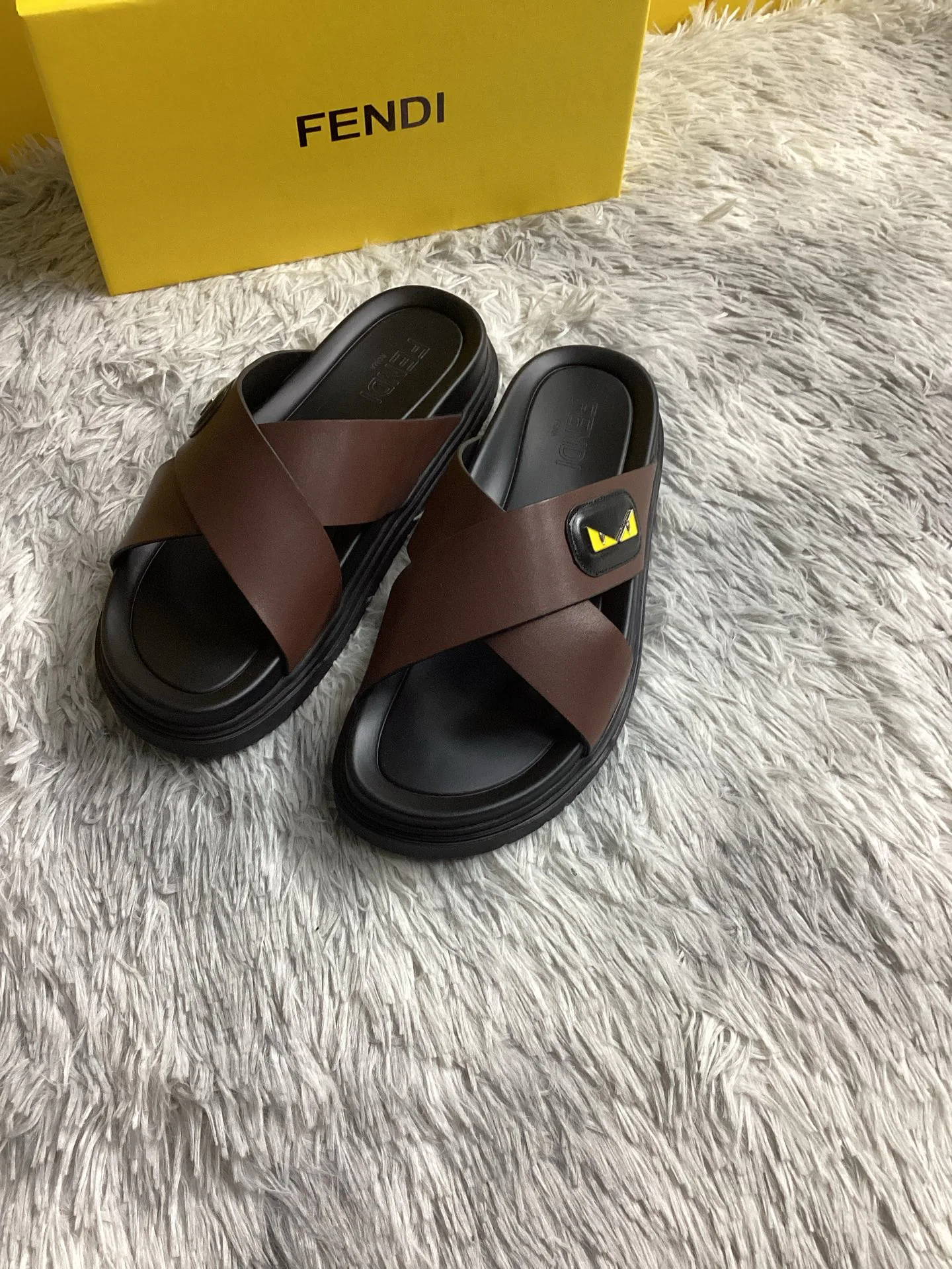 Шлепанцы Мужские Fendi 13353284