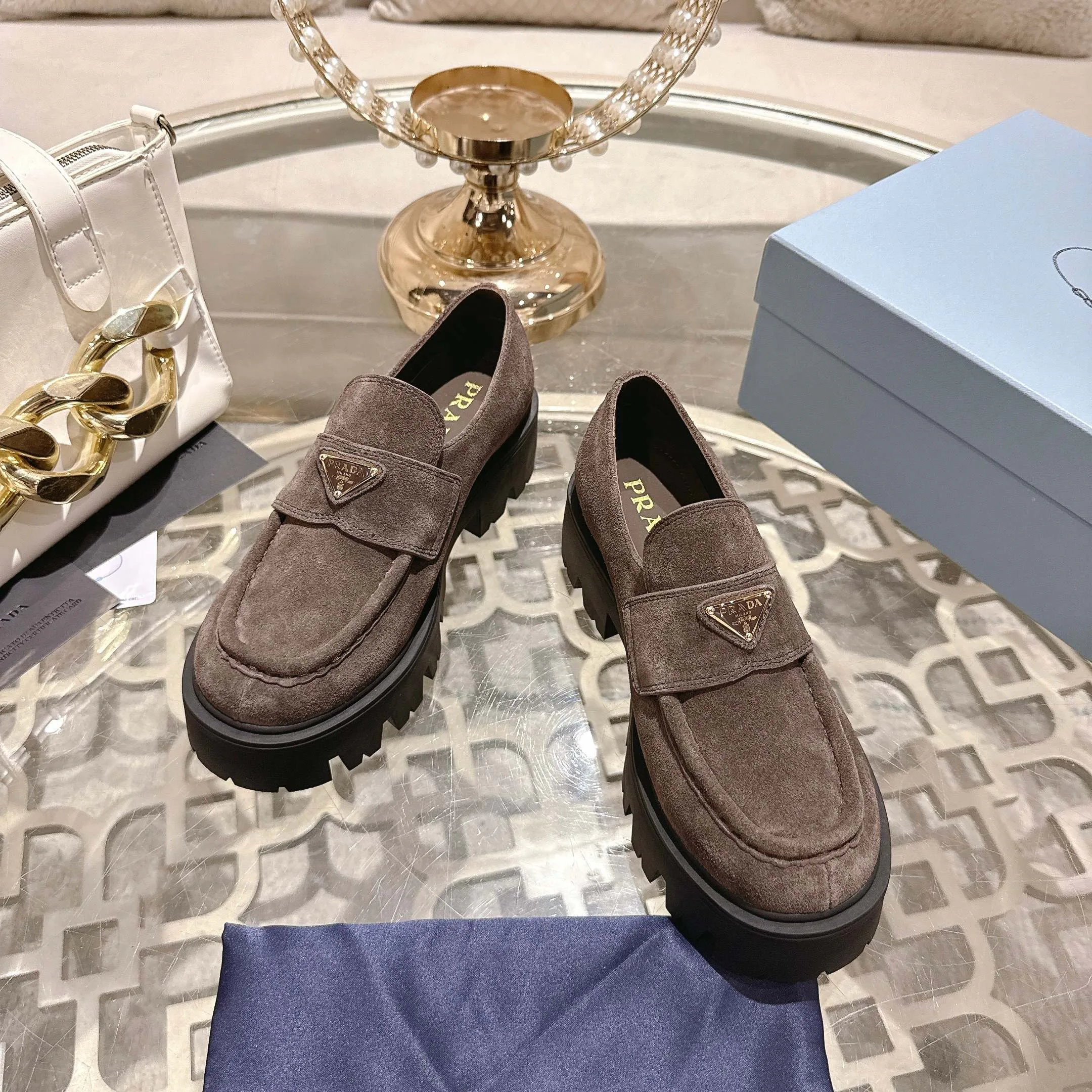 Лоферы И Мокасины Женские Prada 931630