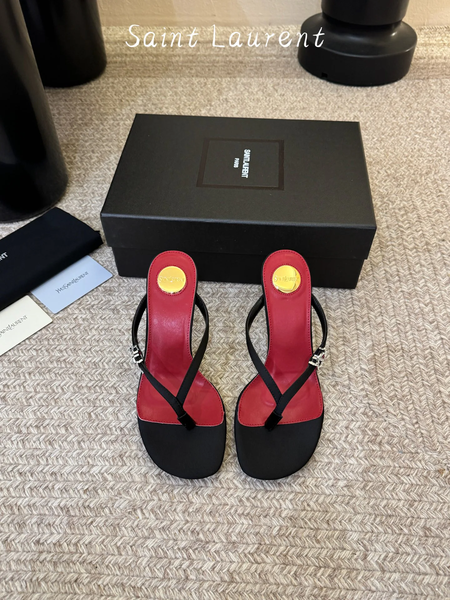 Босоножки Женские Saint Laurent 13077806