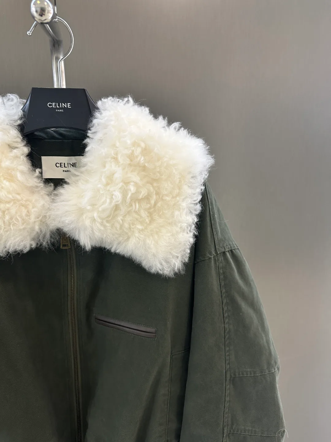 Кожаные Куртки И Дублёнки Женские Celine 836061