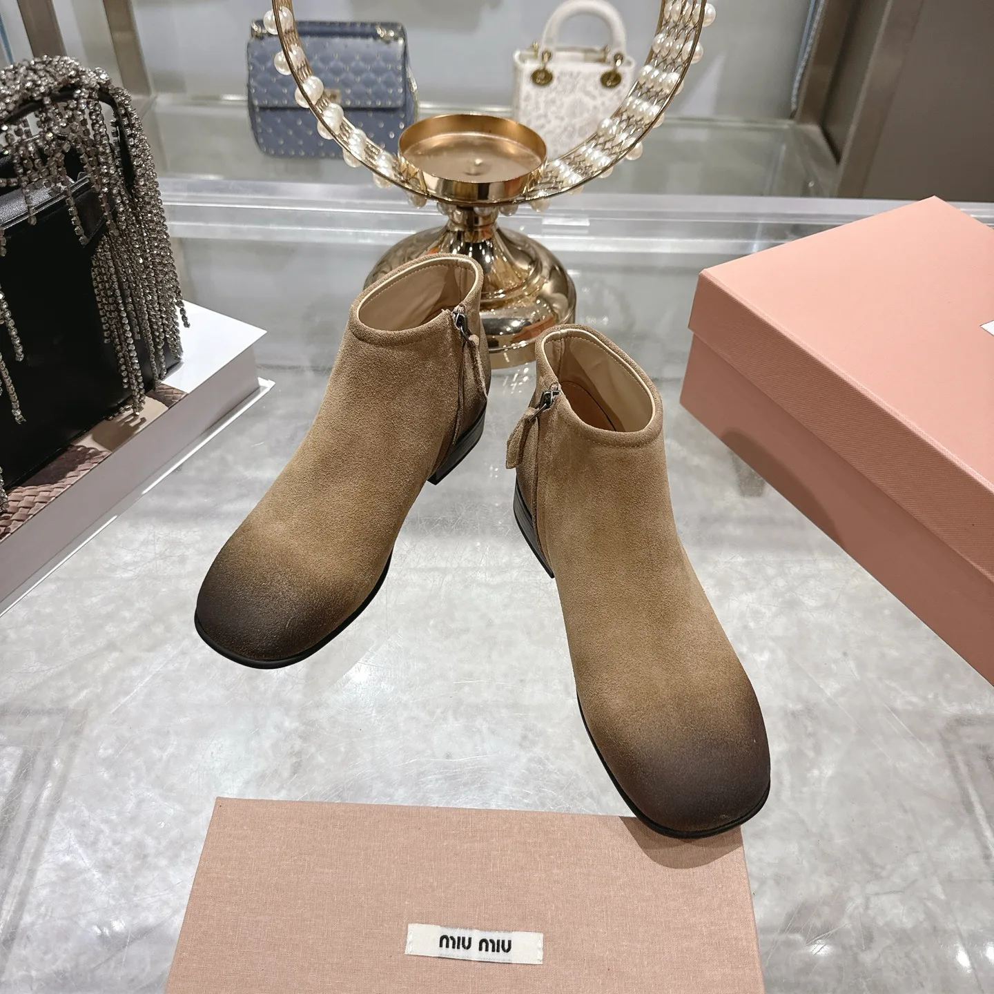 Ботинки Женские Miu Miu 347823