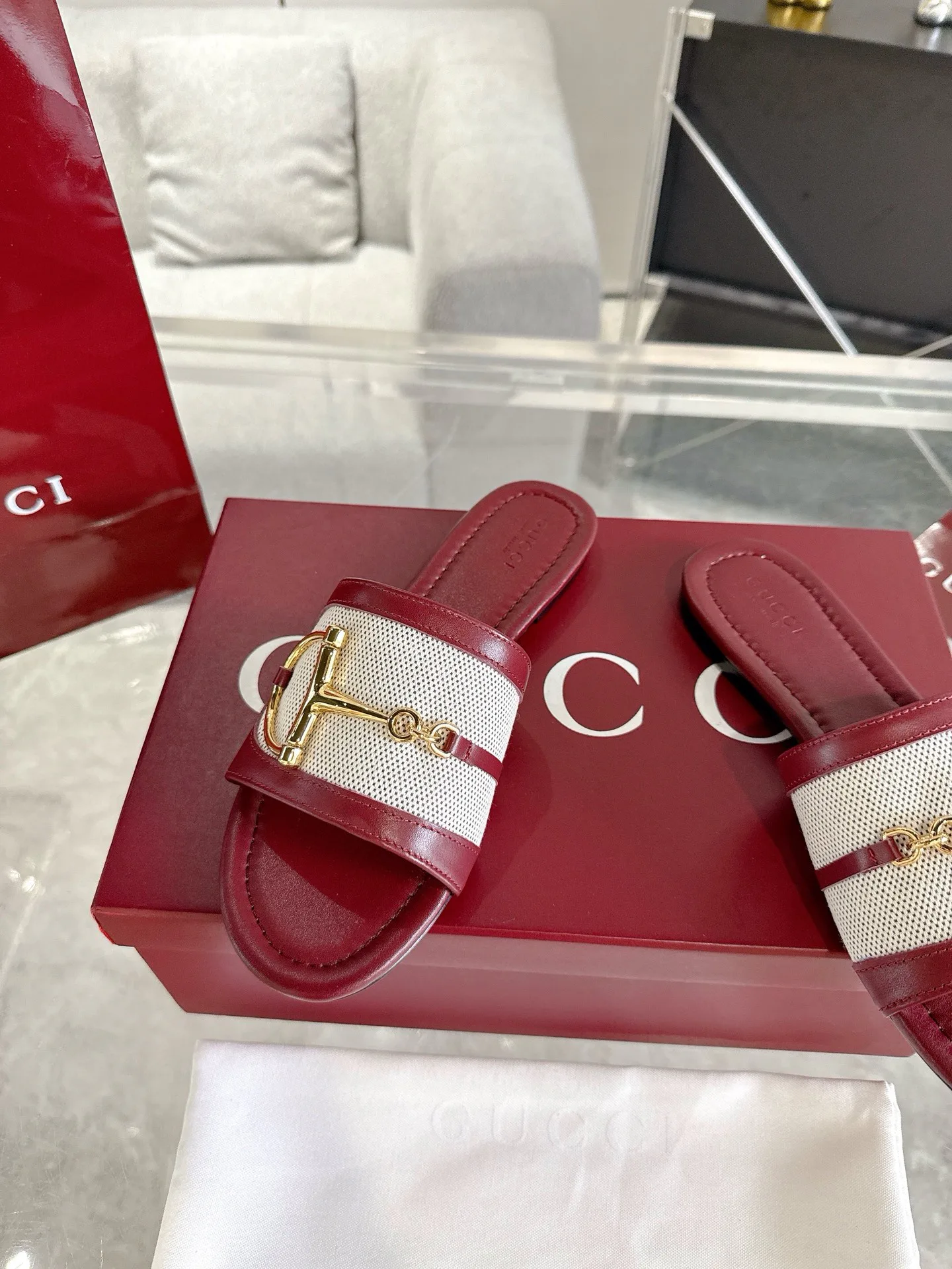 Шлепанцы Женские Gucci 120067