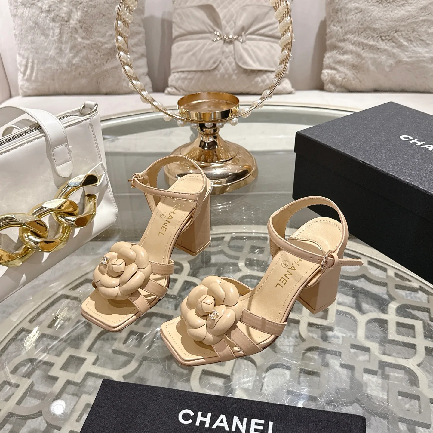 Босоножки Женские Chanel 12714882