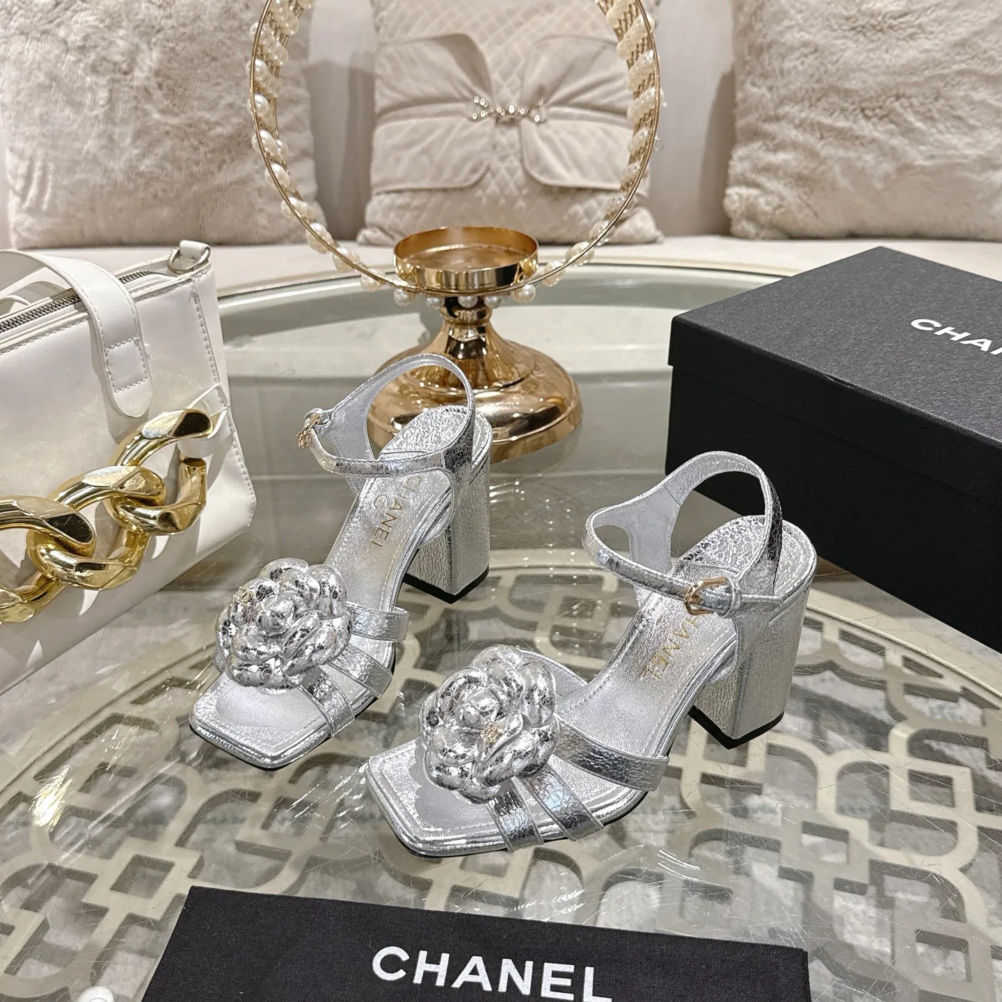 Босоножки Женские Chanel 12714885