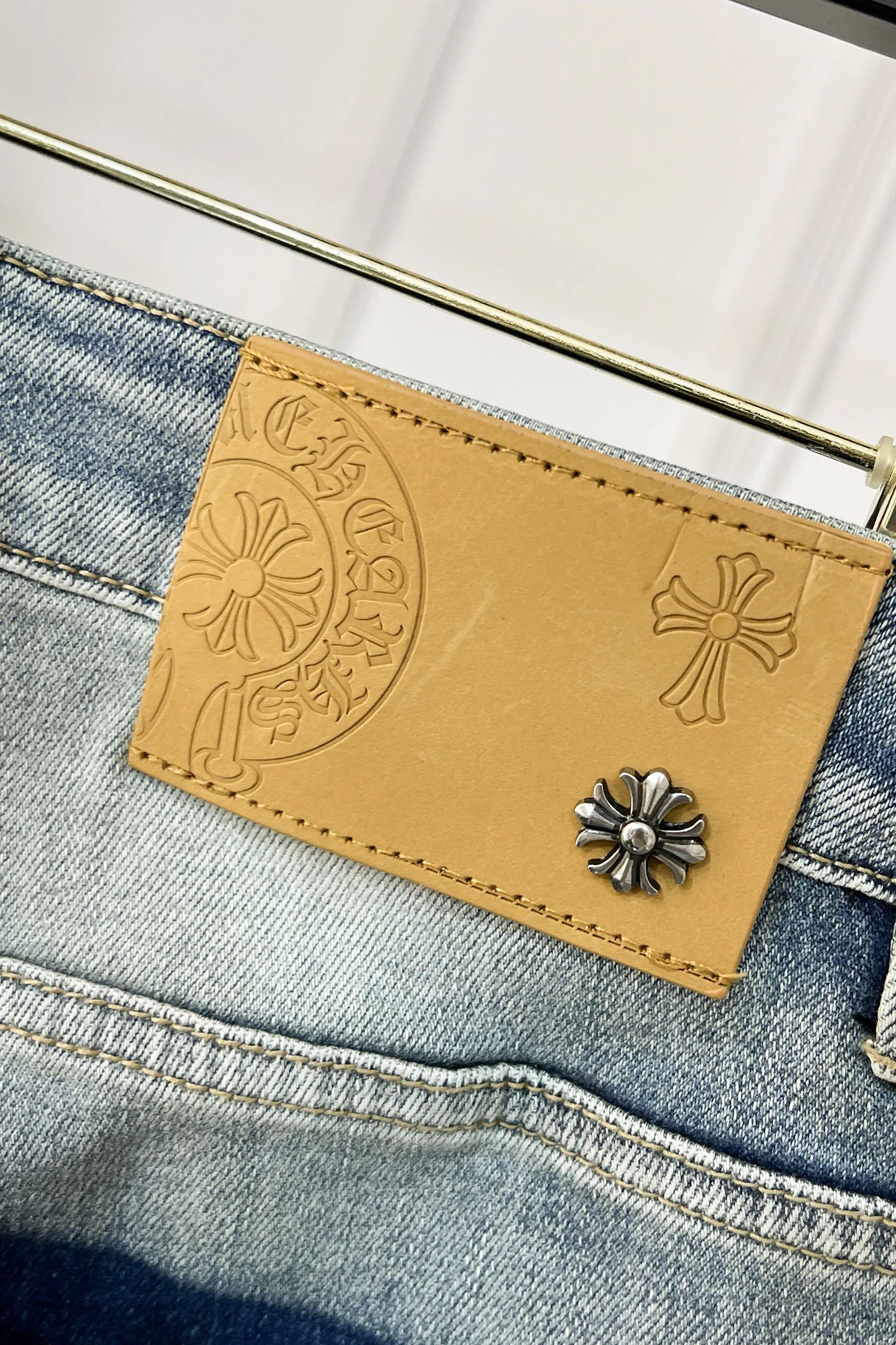 Джинсы Мужские Chrome Hearts 11536400