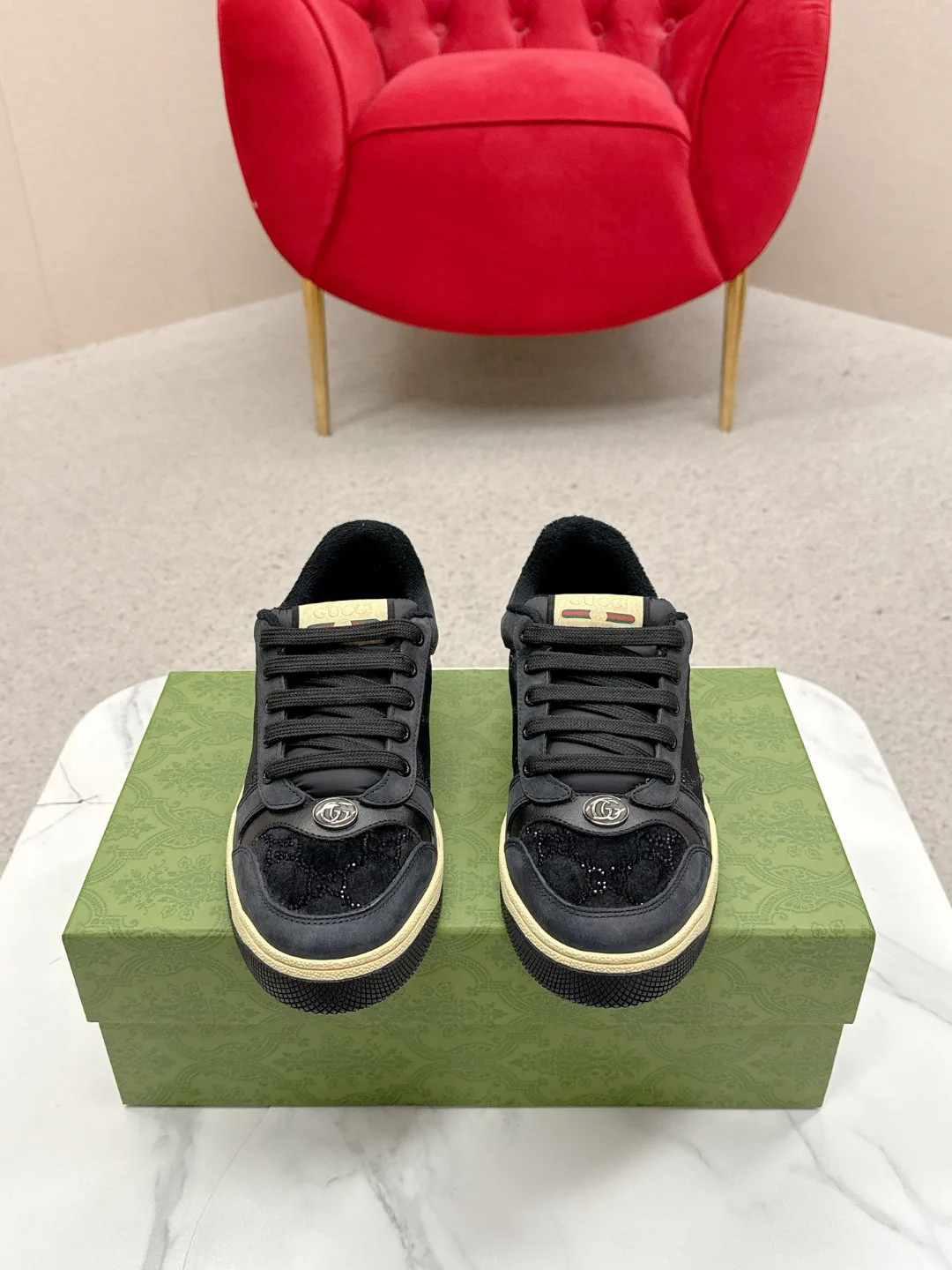 Кеды Женские Gucci 4784290