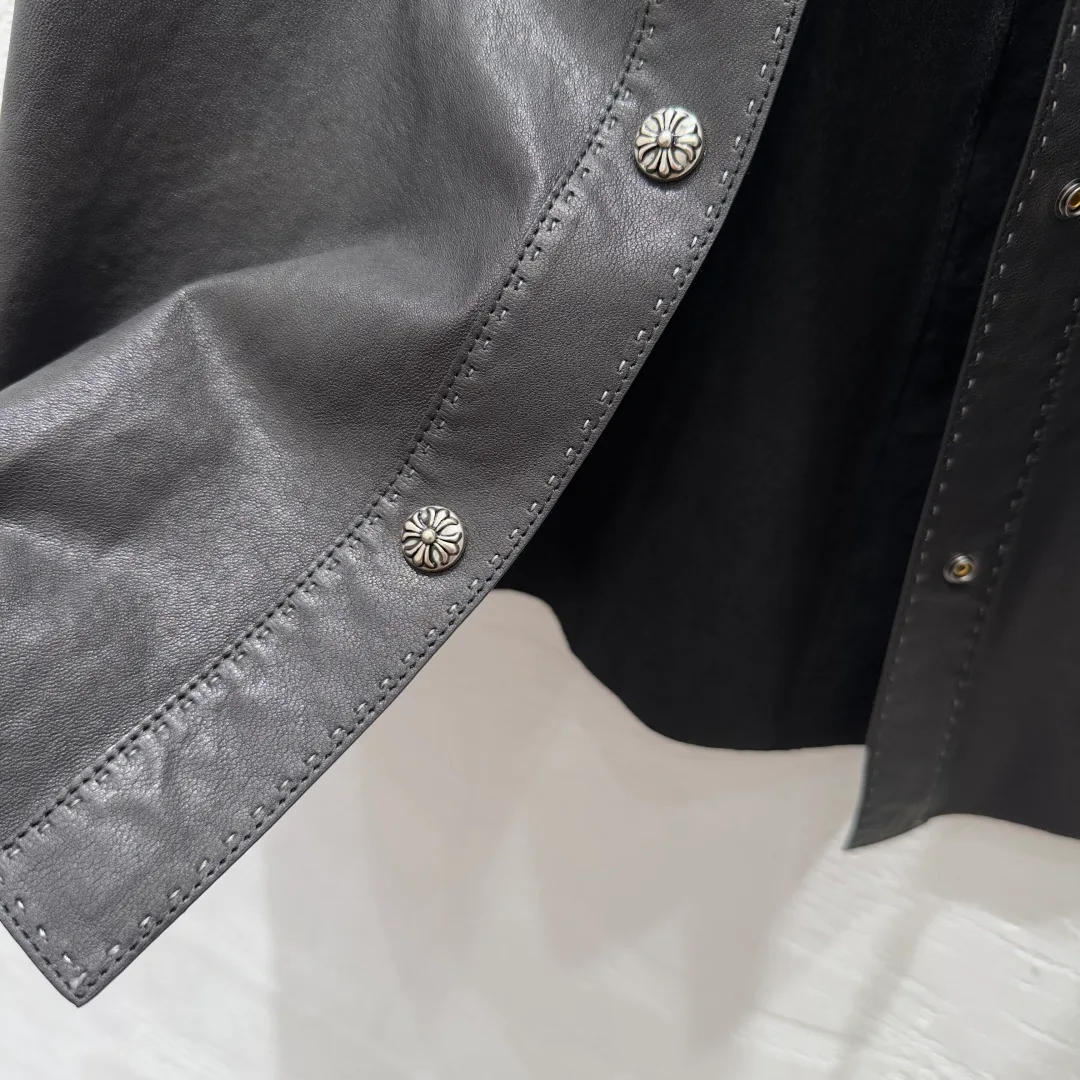 Кожаные Куртки И Дублёнки Женские Chrome Hearts 13228449