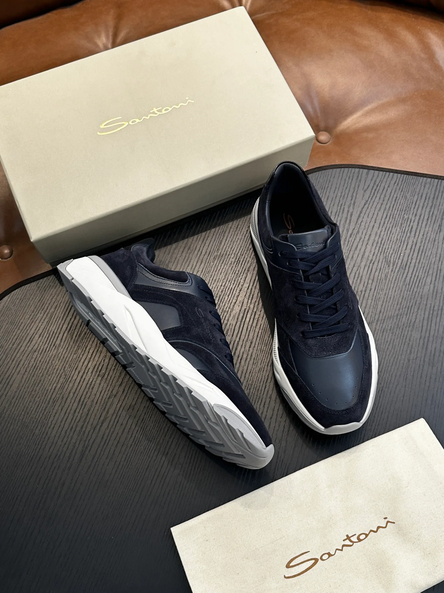 Лоферы И Туфли Мужские Santoni 11533514