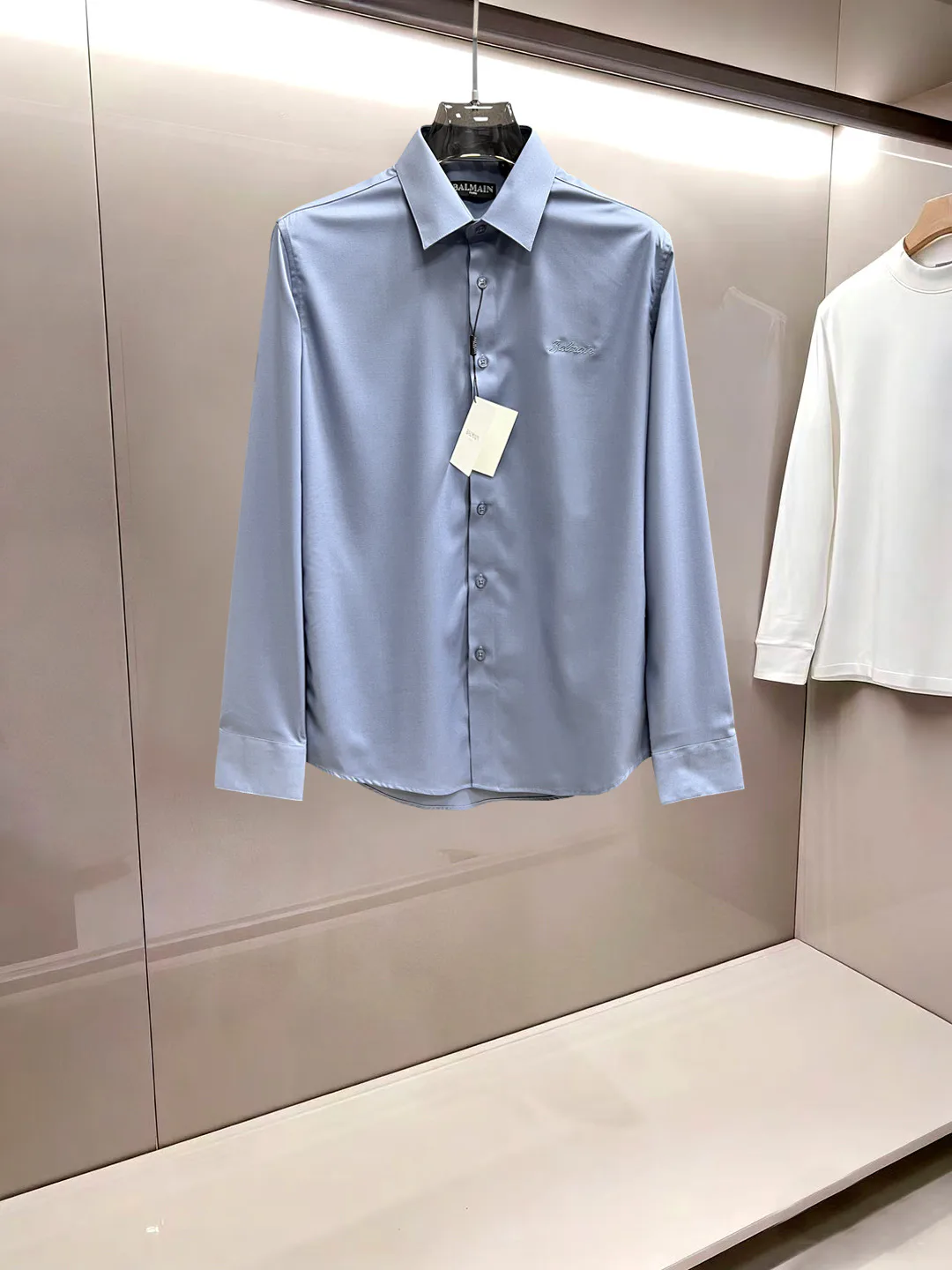 Рубашки Мужские Balmain 18834396