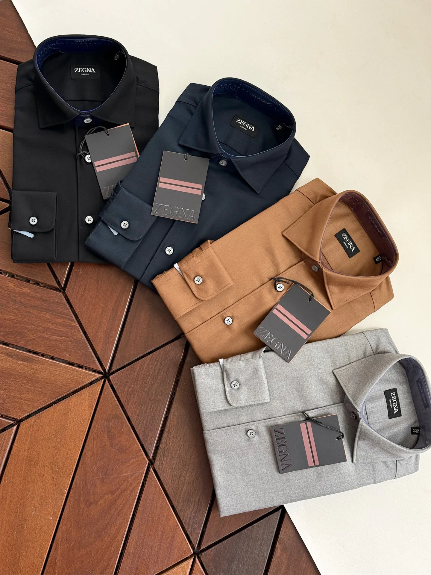 Рубашки Мужские Zegna 18711667