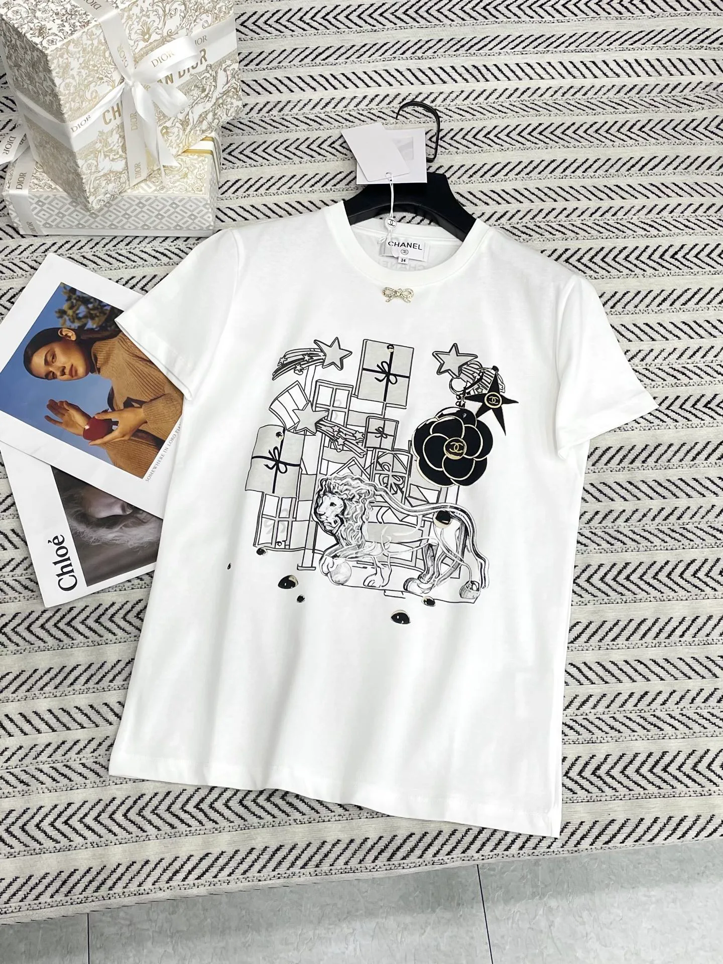 Футболки Женские Chanel 12351292