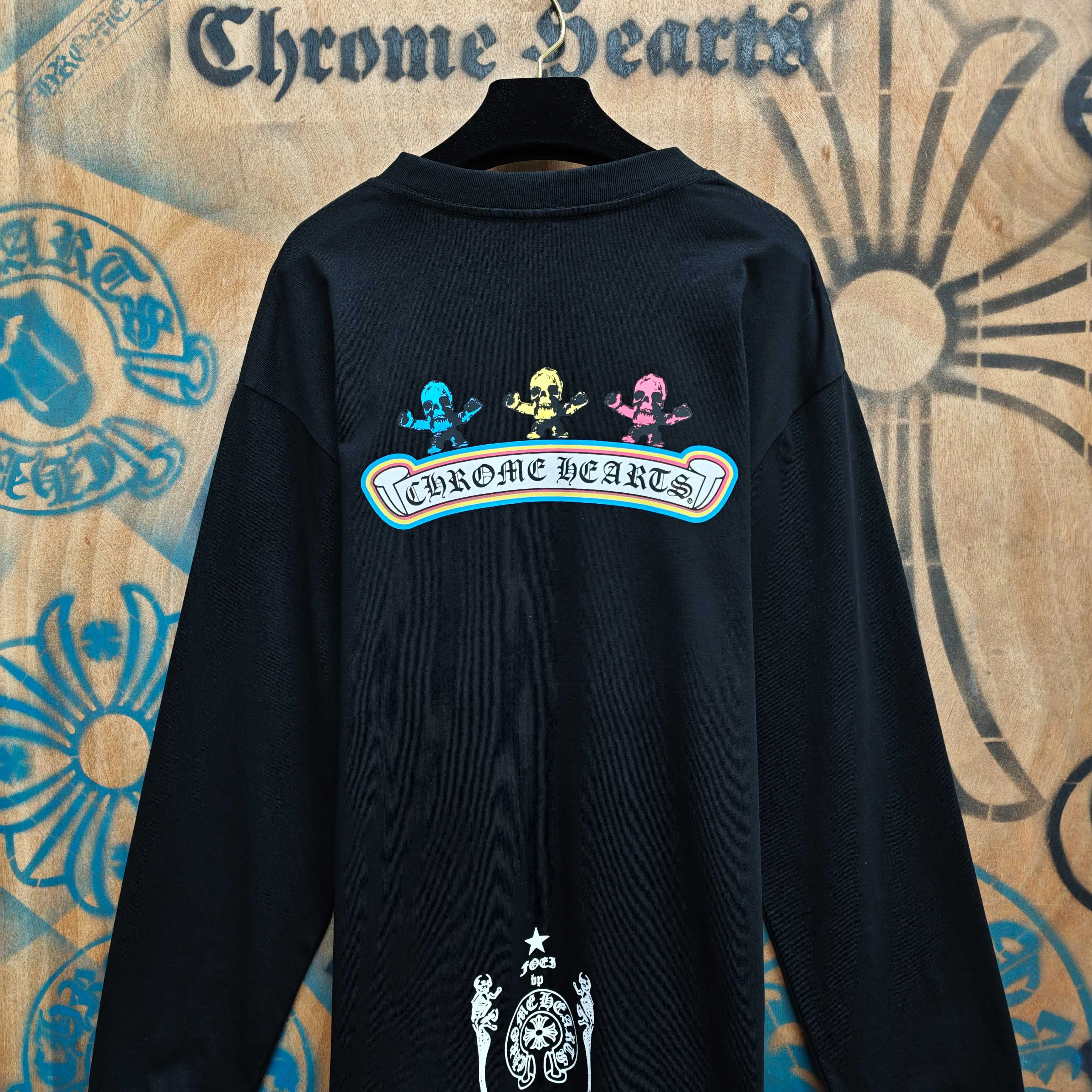 Лонгсливы Мужские Chrome Hearts 11808775