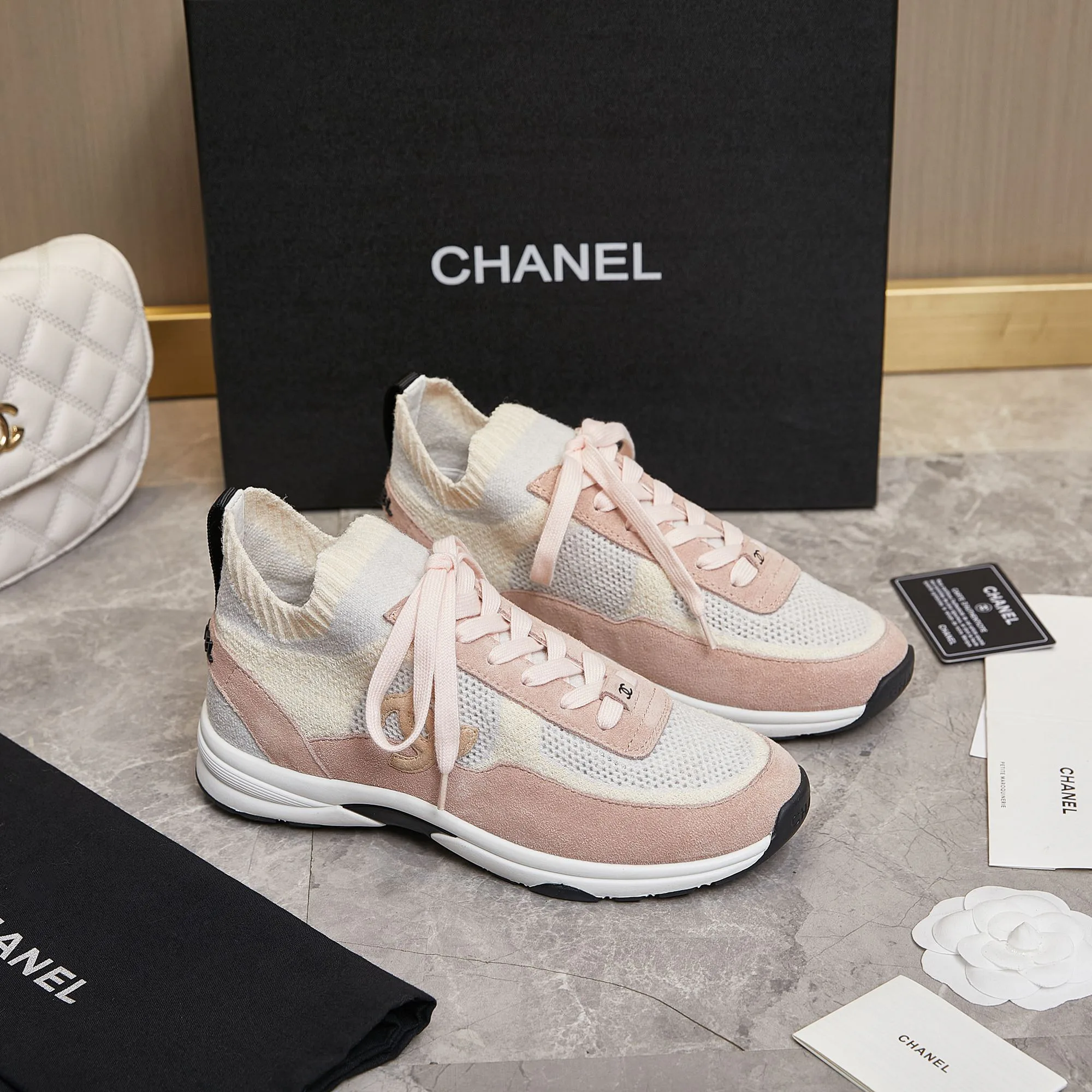 Кроссовки Женские Chanel 1268459