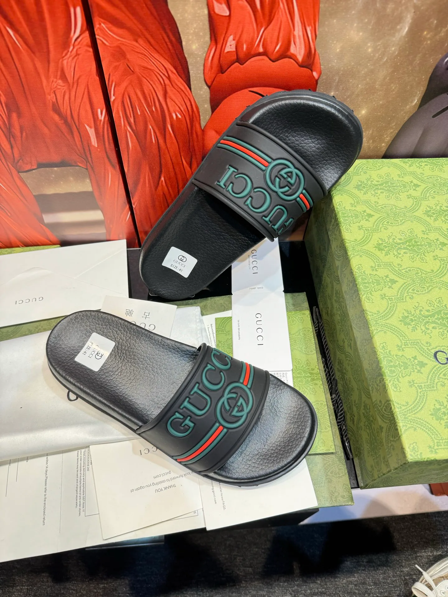 Шлепанцы Женские Gucci 10199409