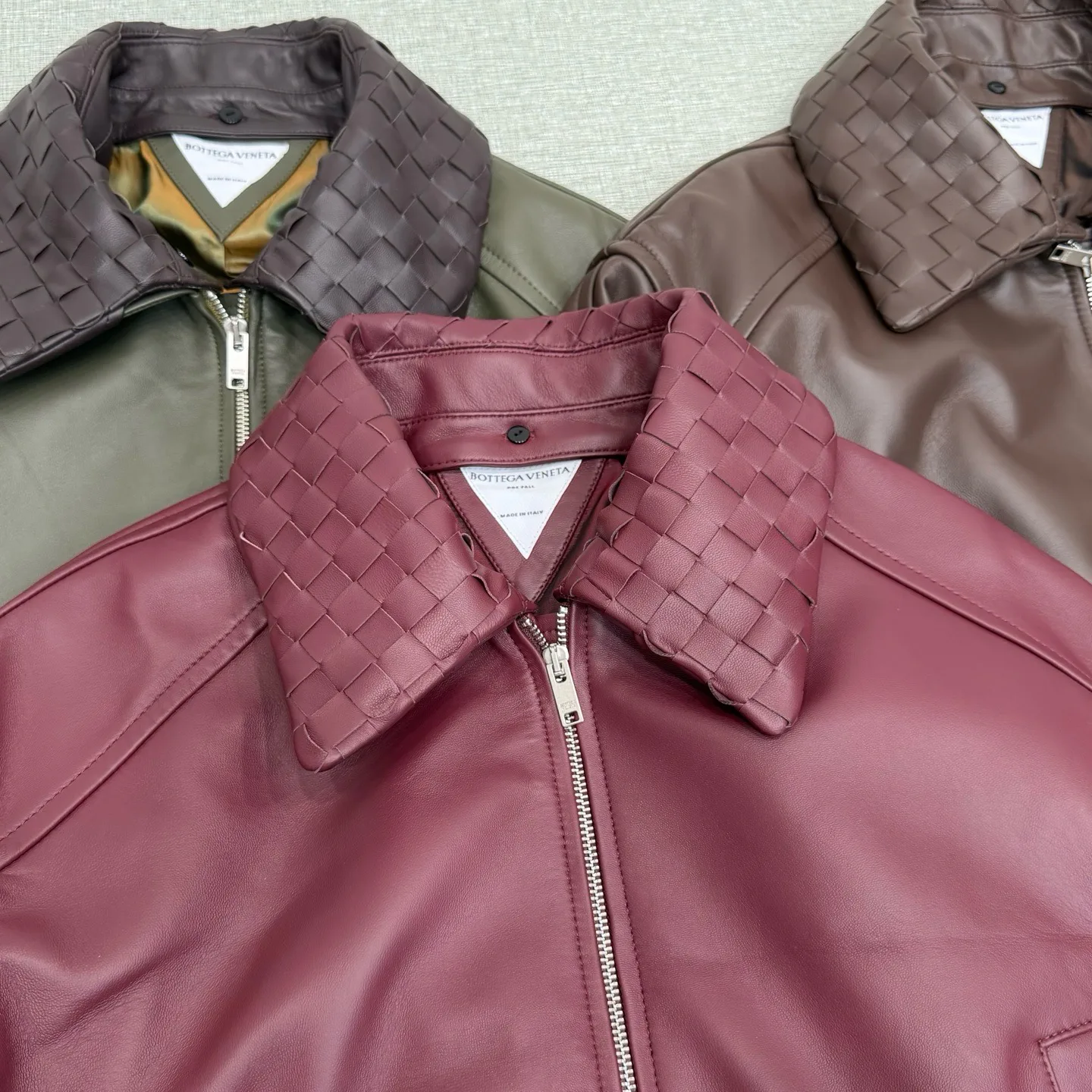 Кожаные Куртки И Дублёнки Женские Bottega Veneta 17322205