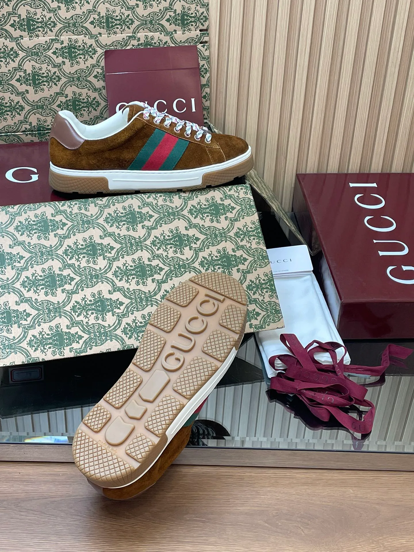 Кроссовки Мужские Gucci 3443597