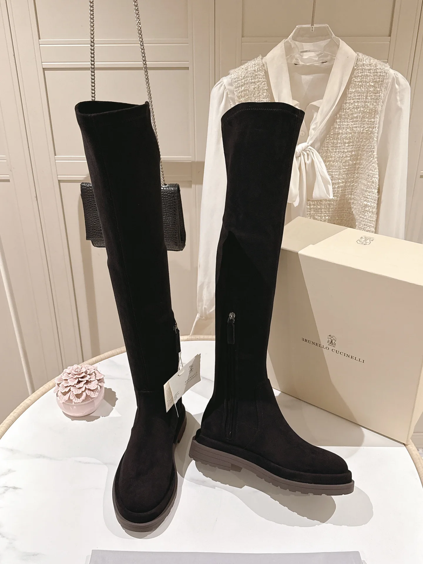 Сапоги Женские Brunello Cucinelli 18217315
