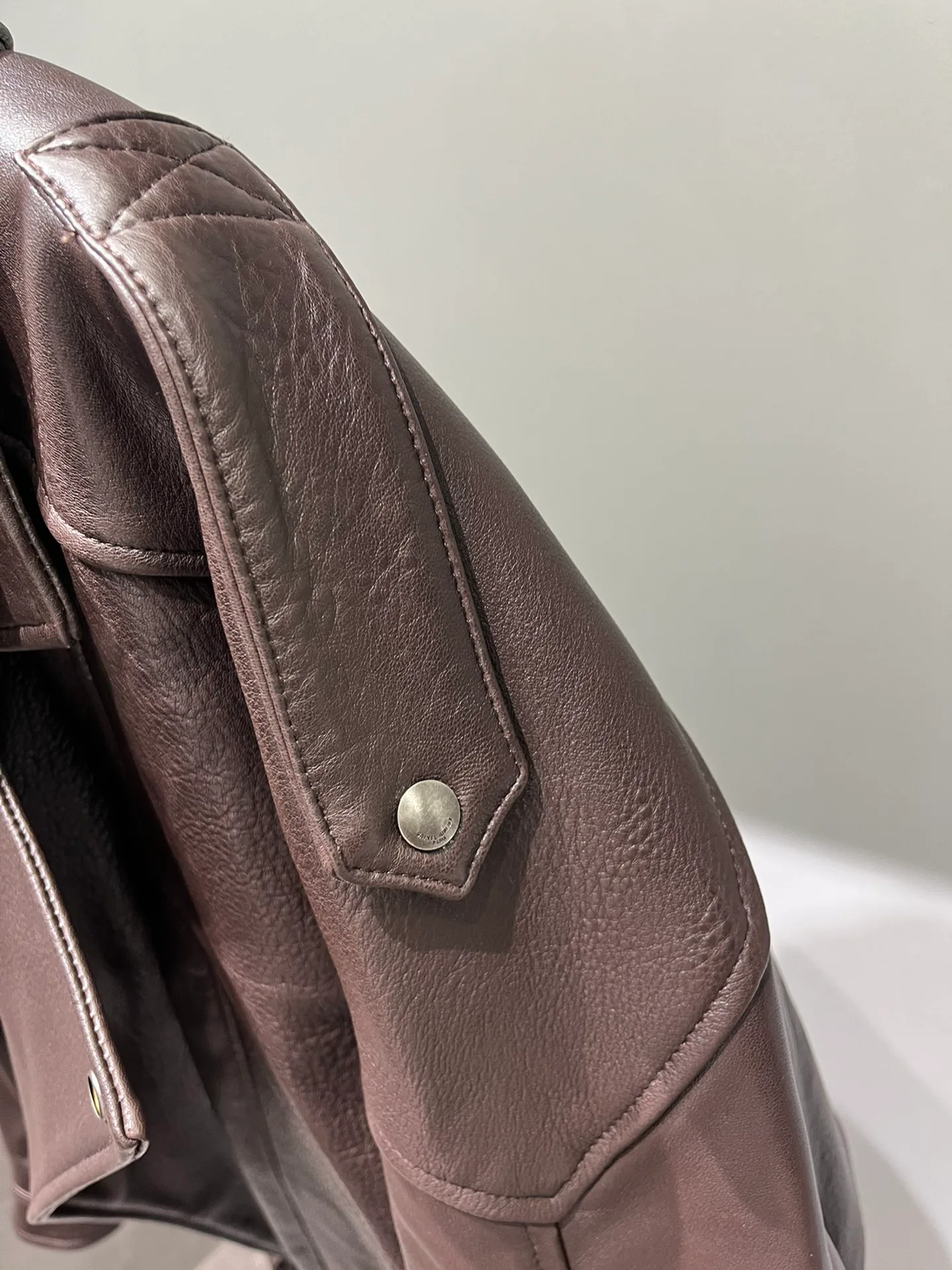 Кожаные Куртки И Дублёнки Мужские Saint Laurent 11485706