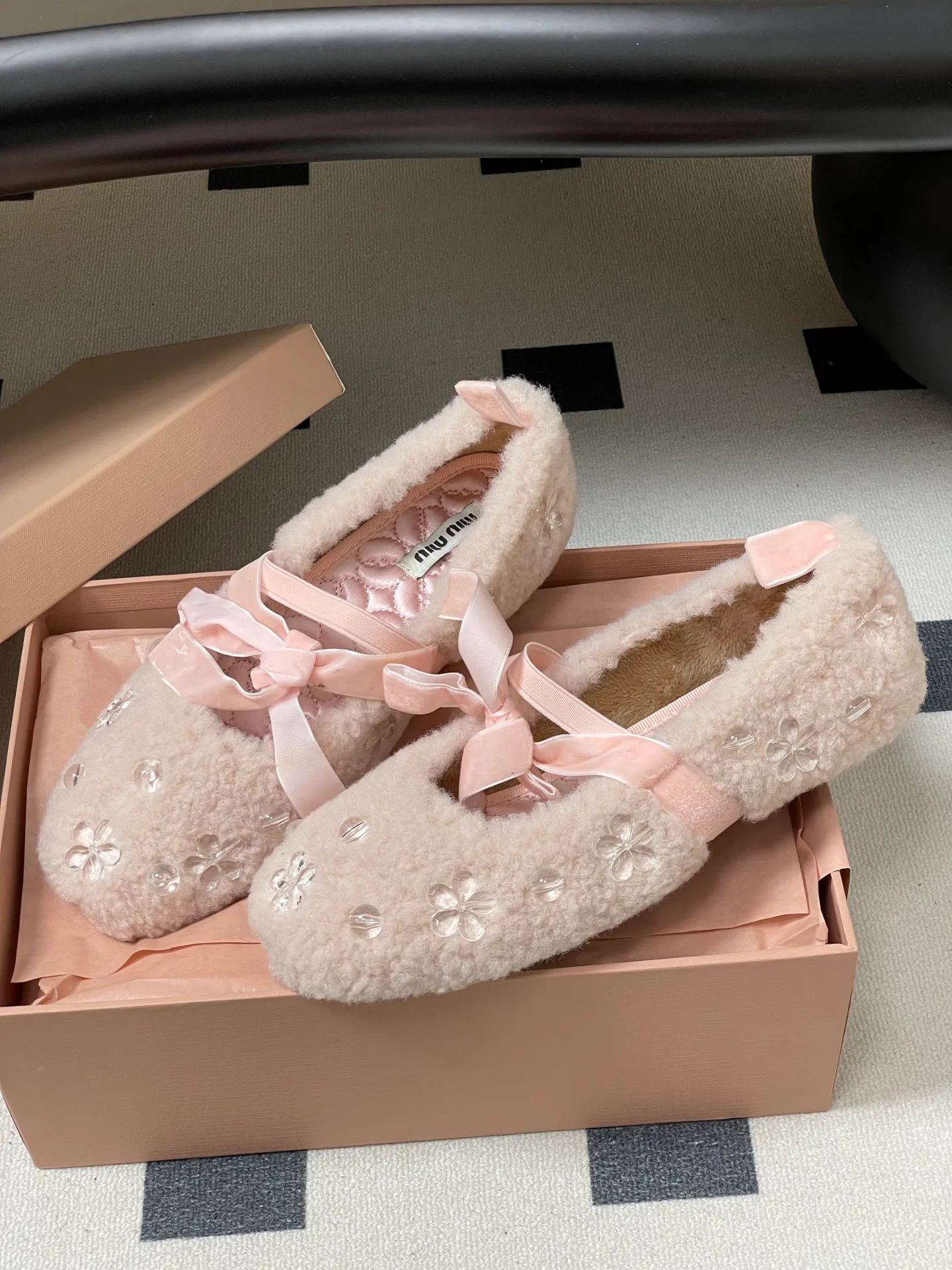 Балетки Женские Miu Miu 668629