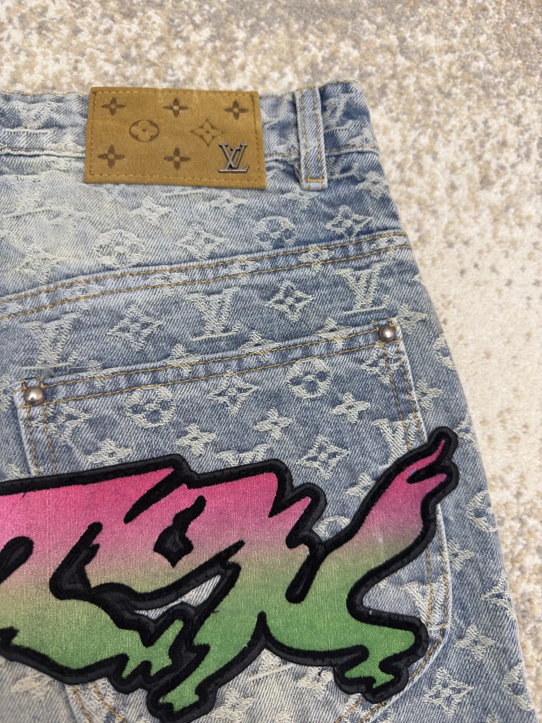 Джинсы Мужские Louis Vuitton 8973457