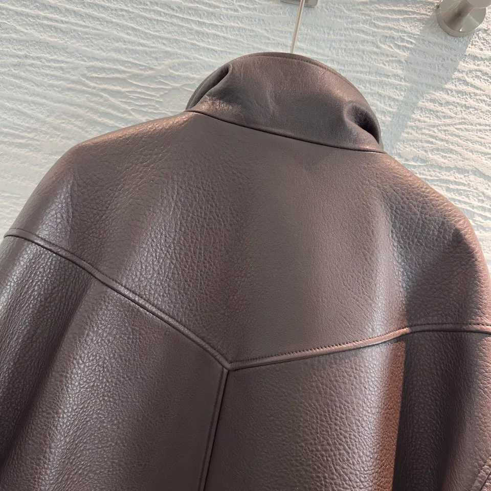 Кожаные Куртки И Дублёнки Женские Saint Laurent 17733492