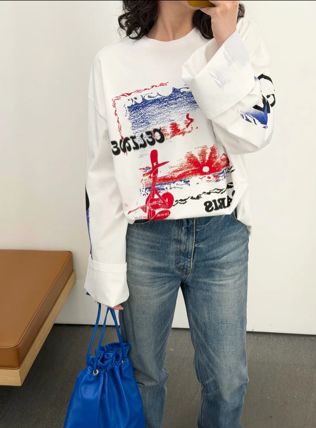 Лонгсливы Женские Celine 9836844