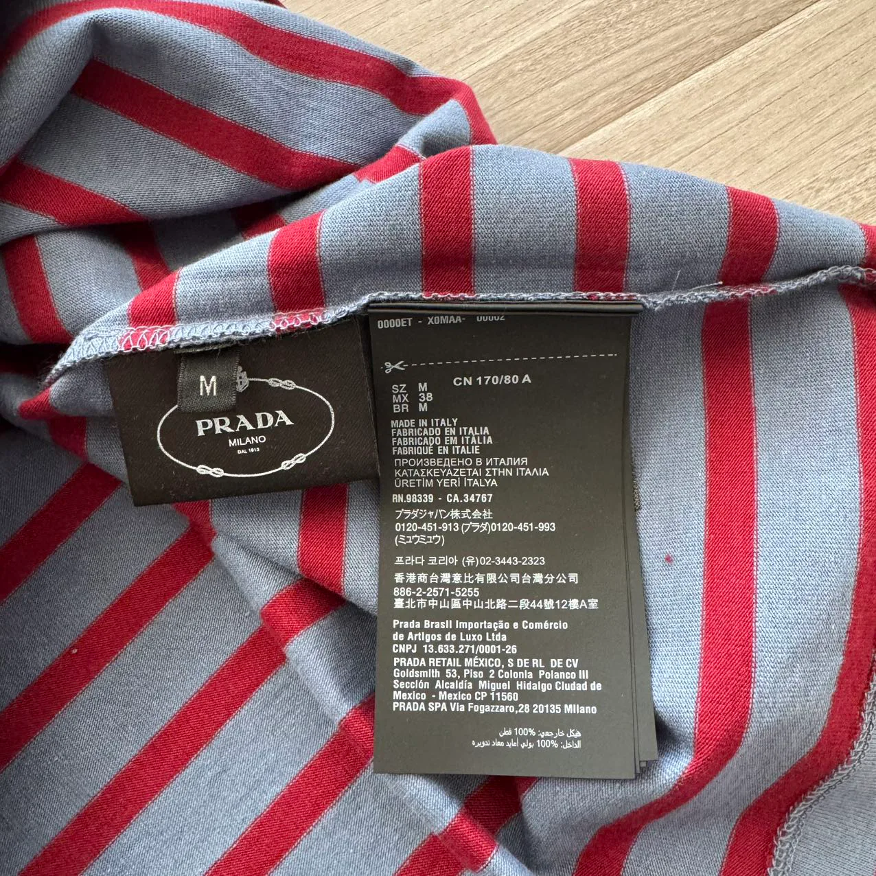 Футболки Мужские Prada 1800002