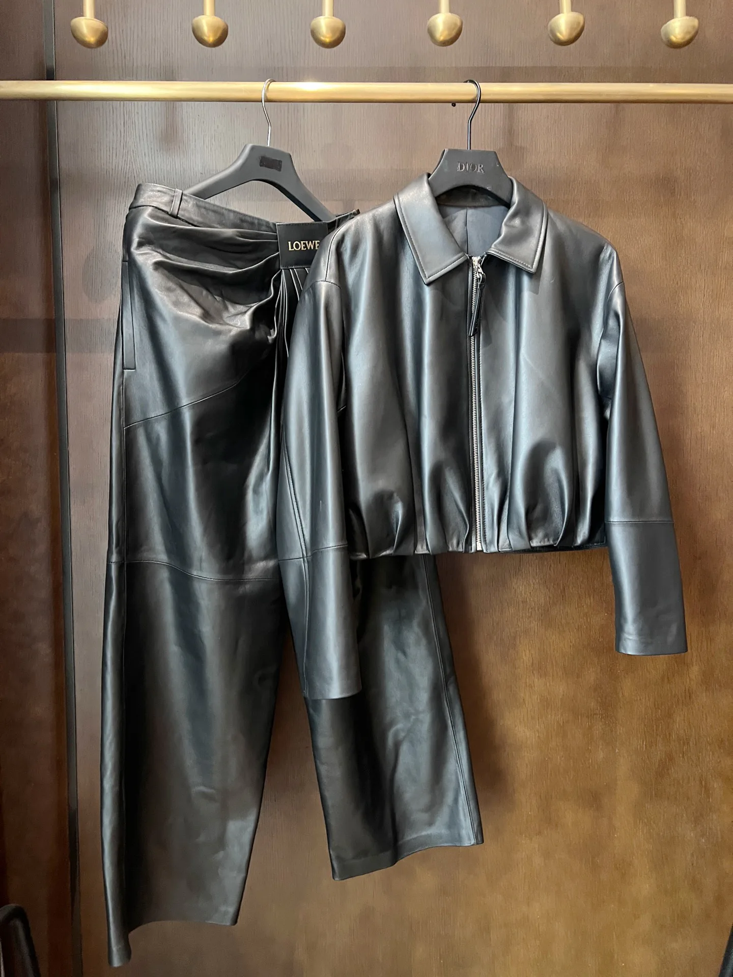 Кожаные Куртки И Дублёнки Женские Loewe 9101608