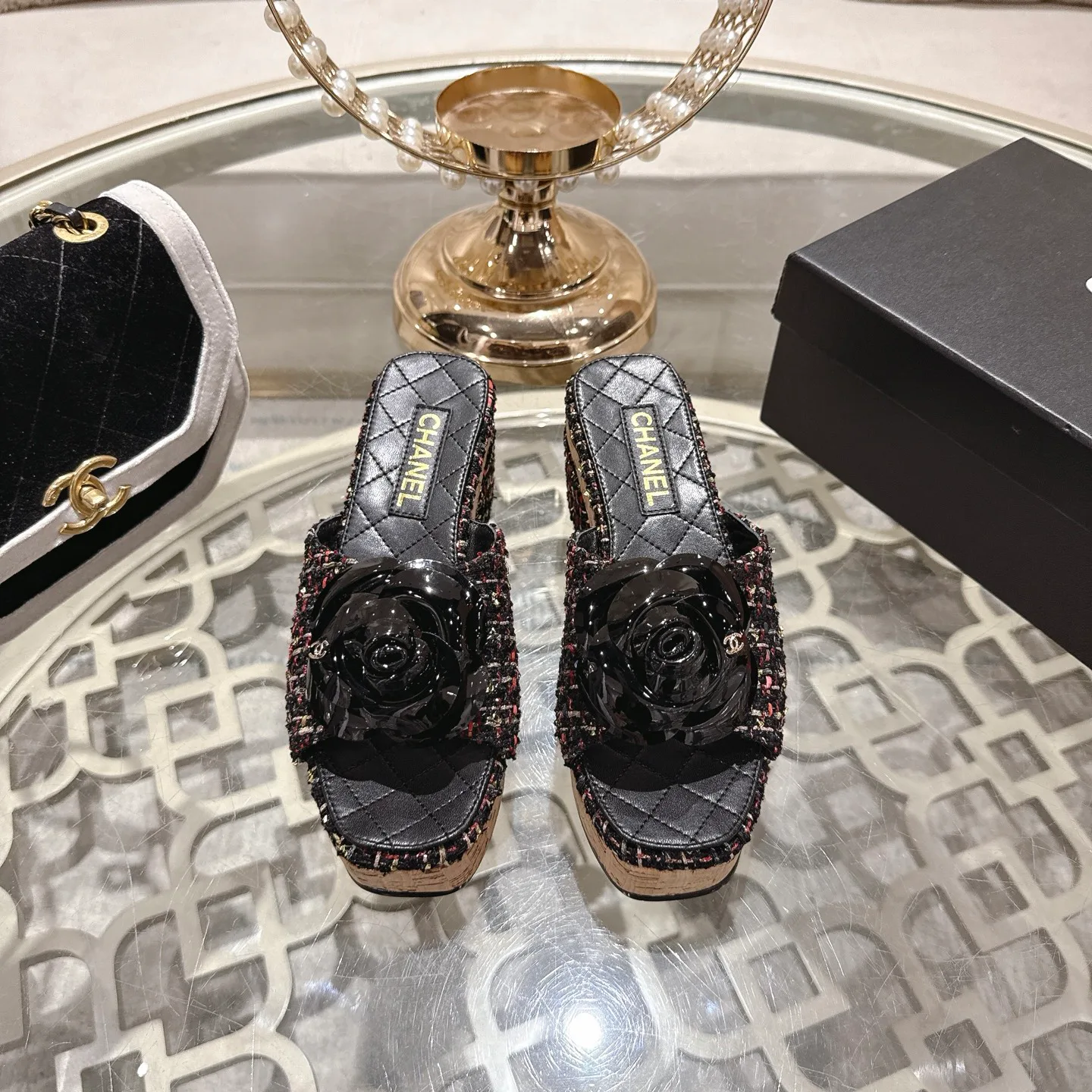 Босоножки Женские Chanel 1529109