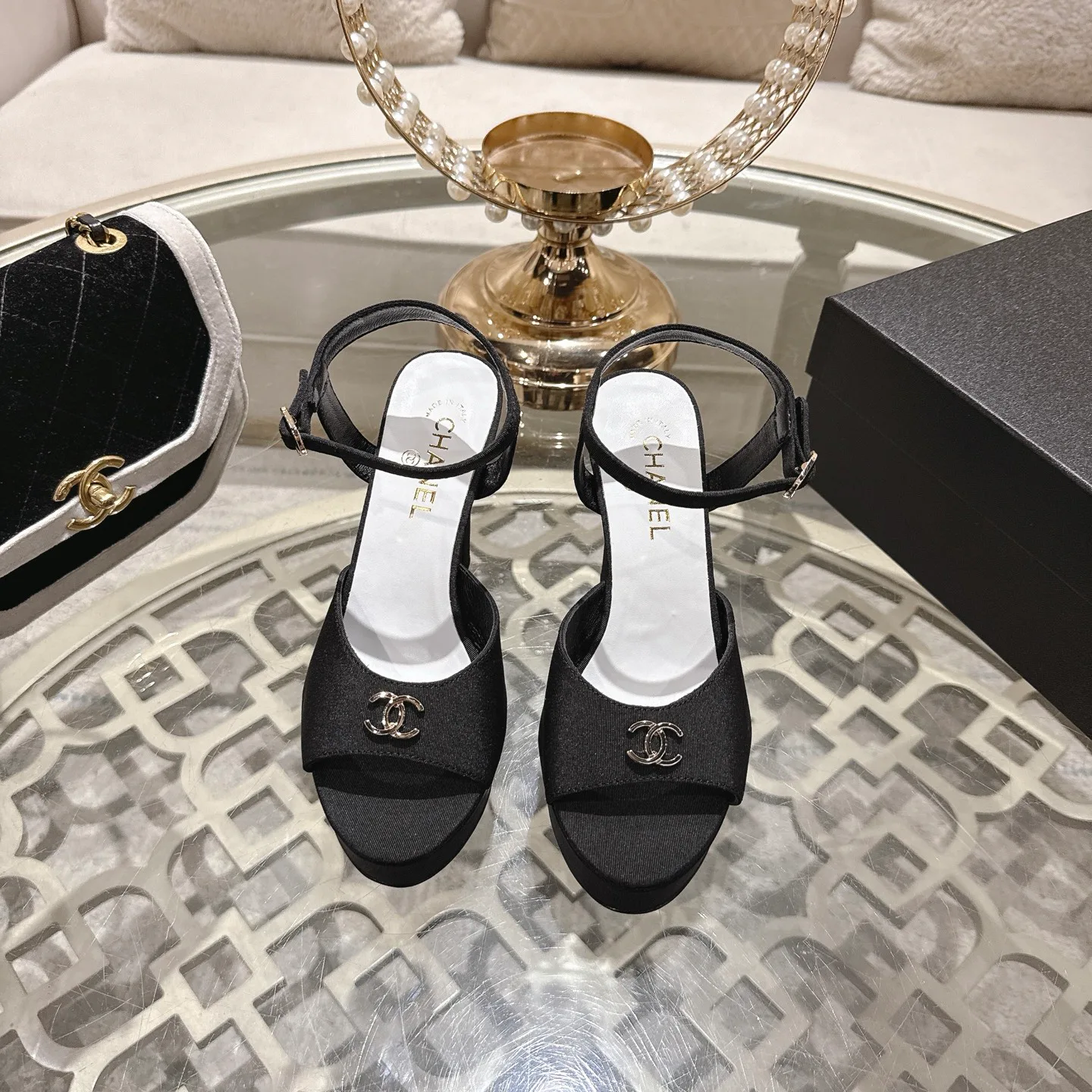 Босоножки Женские Chanel 9361039