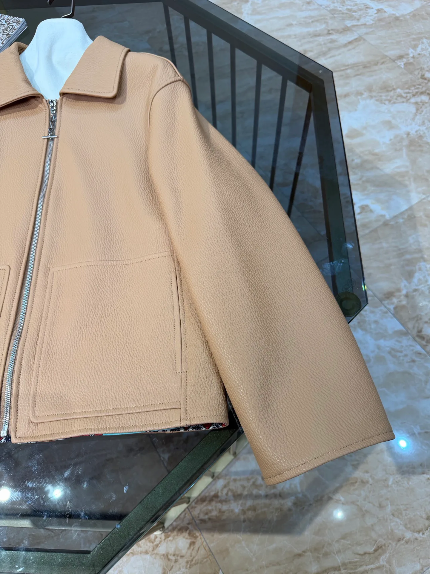 Кожаные Куртки И Дублёнки Женские Hermes 19253066