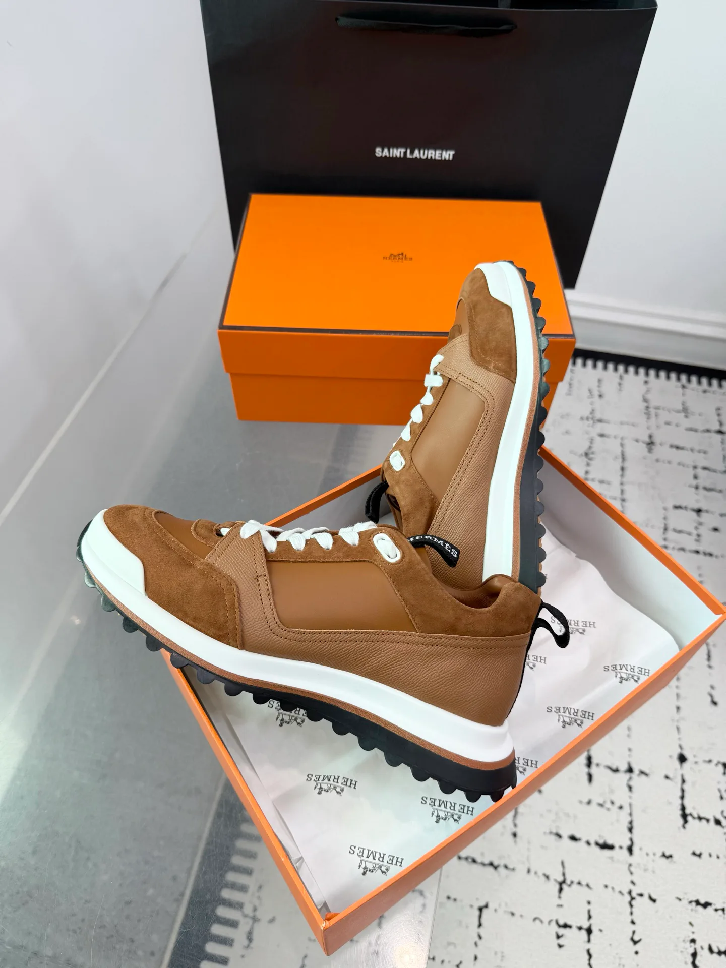 Кроссовки Женские Hermes 406197