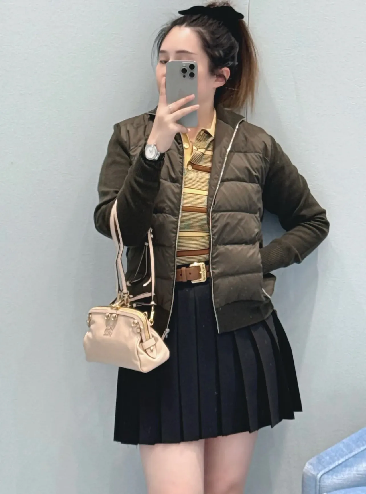 Куртки И Пуховики Женские Miu Miu 525049