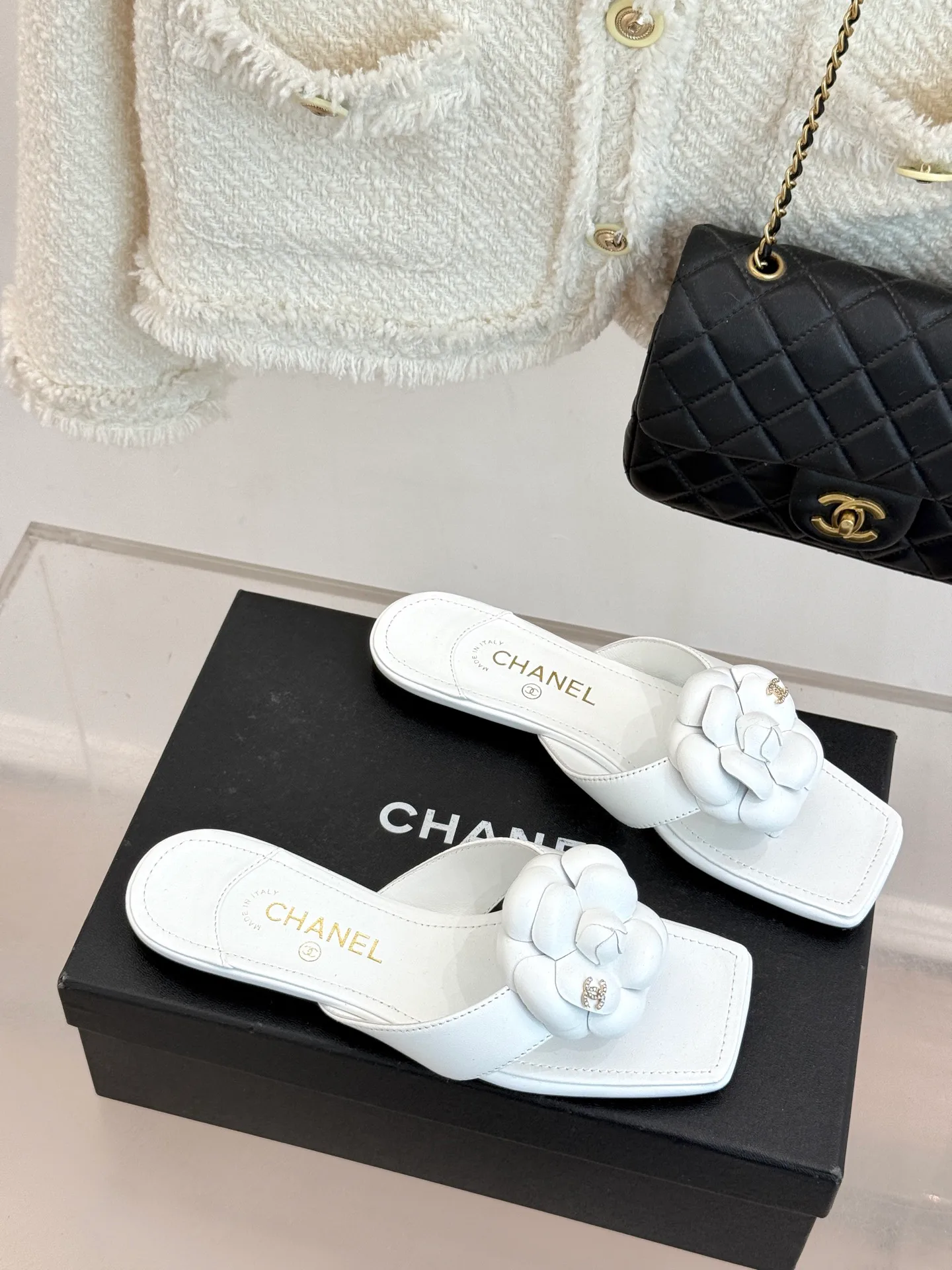 Шлепанцы Женские Chanel 13151666
