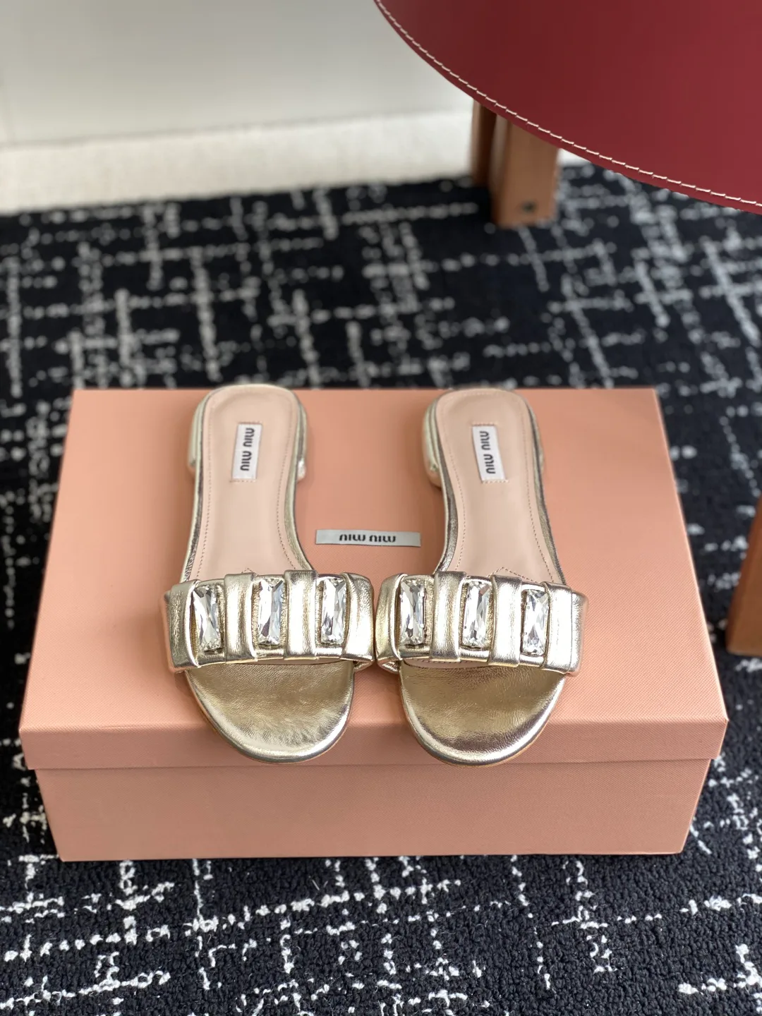 Шлепанцы Женские Miu Miu 19668