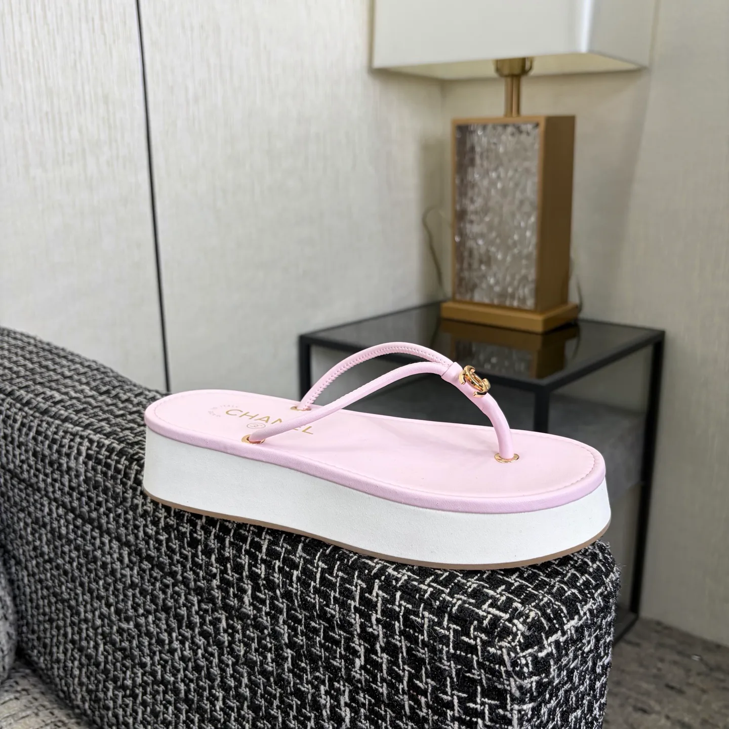 Шлепанцы Женские Chanel 13581893