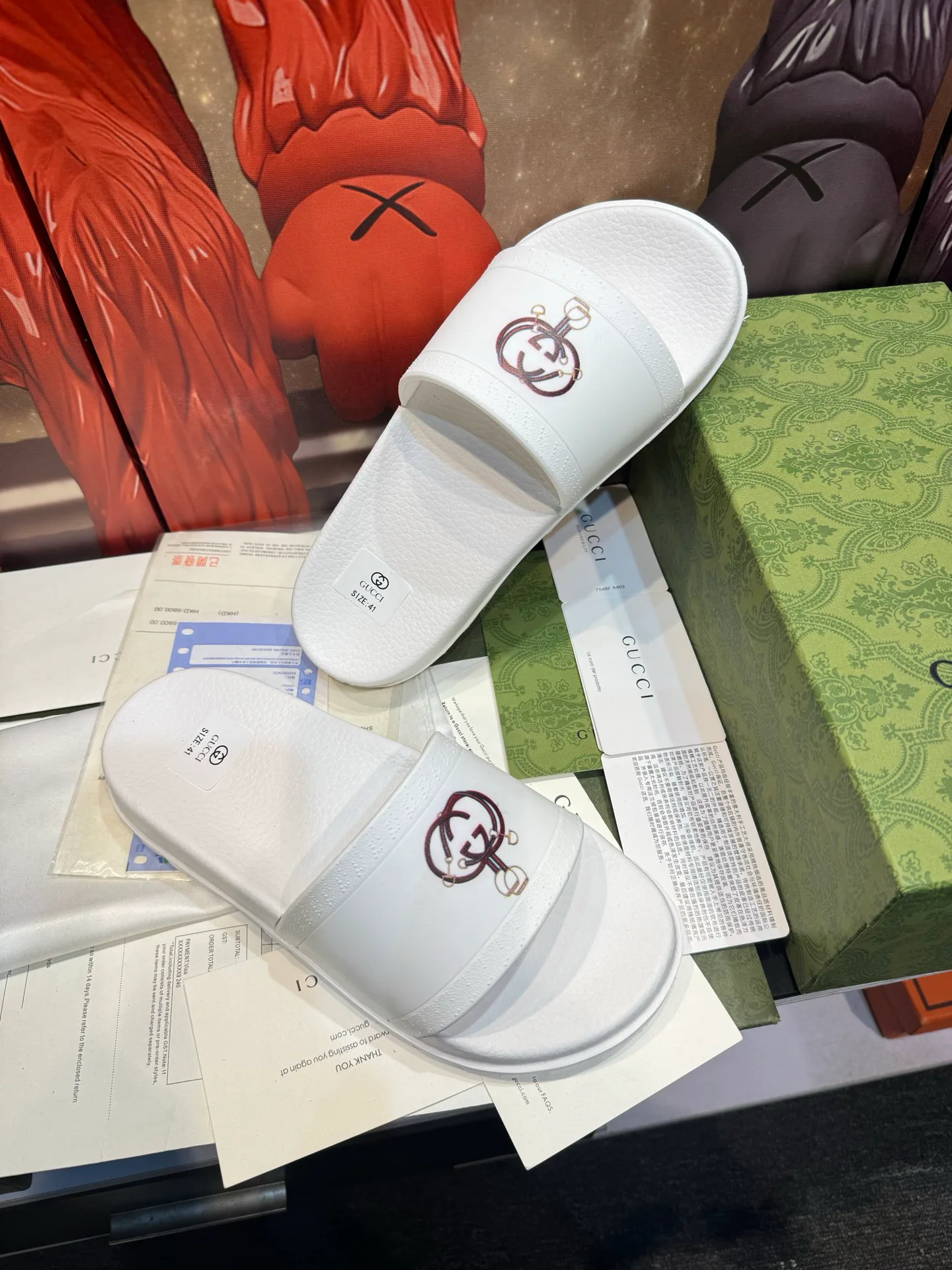Шлепанцы Женские Gucci 10313912