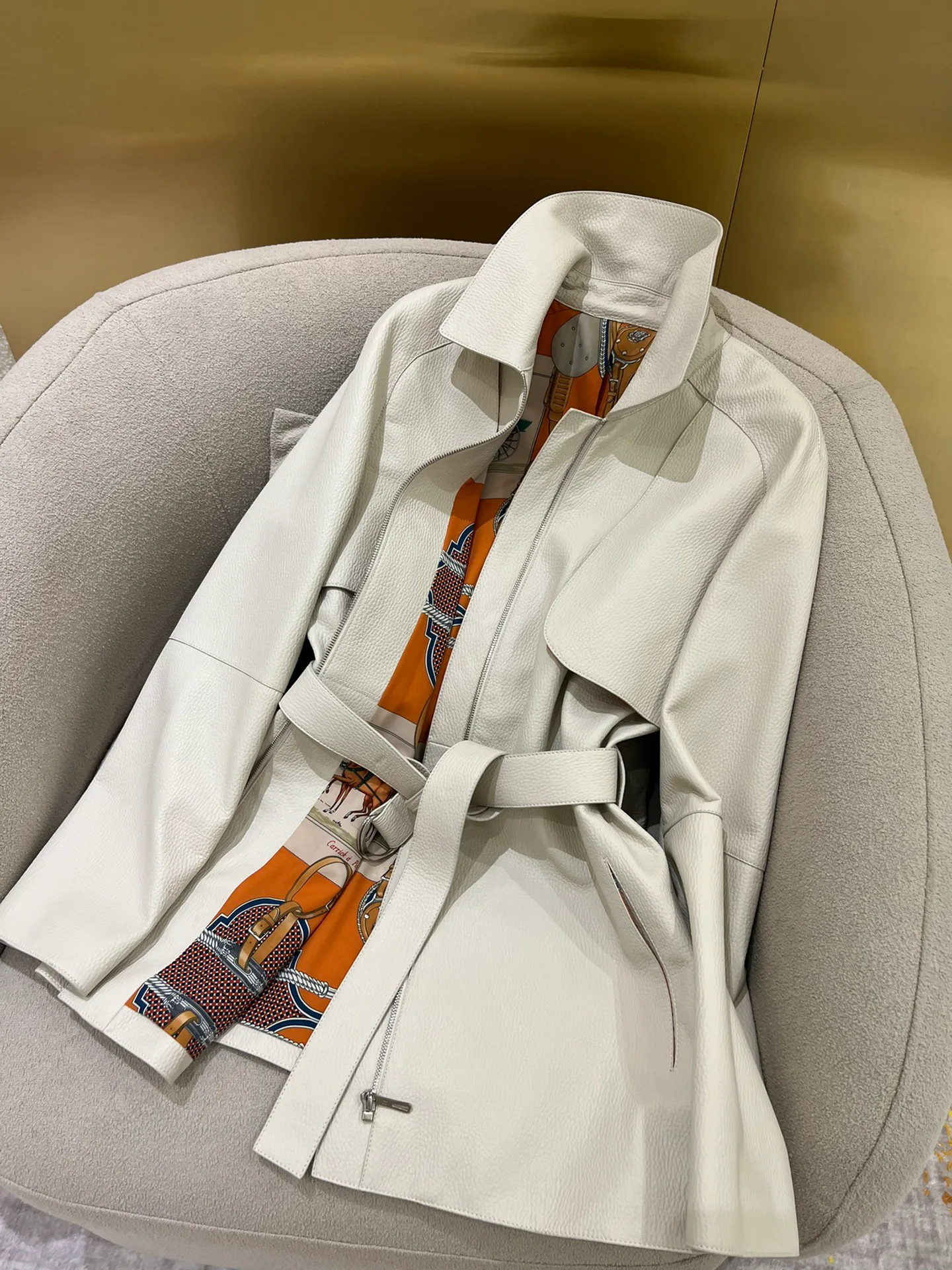 Кожаные Куртки И Дублёнки Женские Hermes 1805922