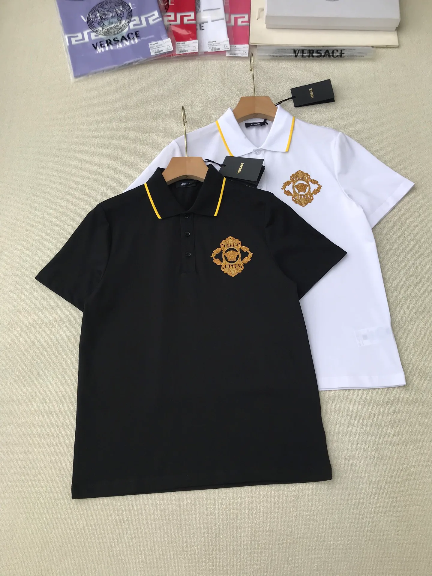 Рубашки Мужские Versace 12635208