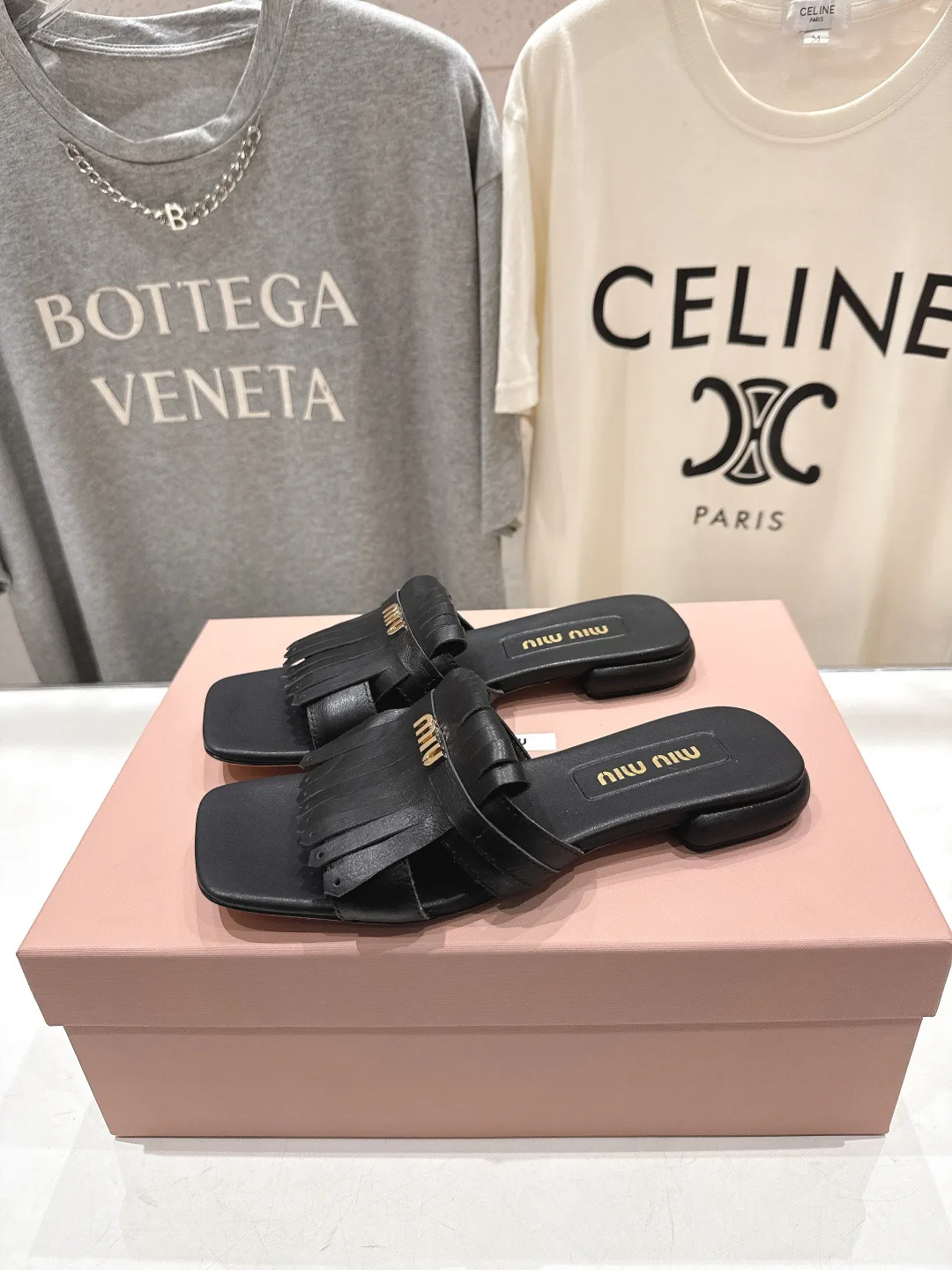 Шлепанцы Женские Miu Miu 1842307