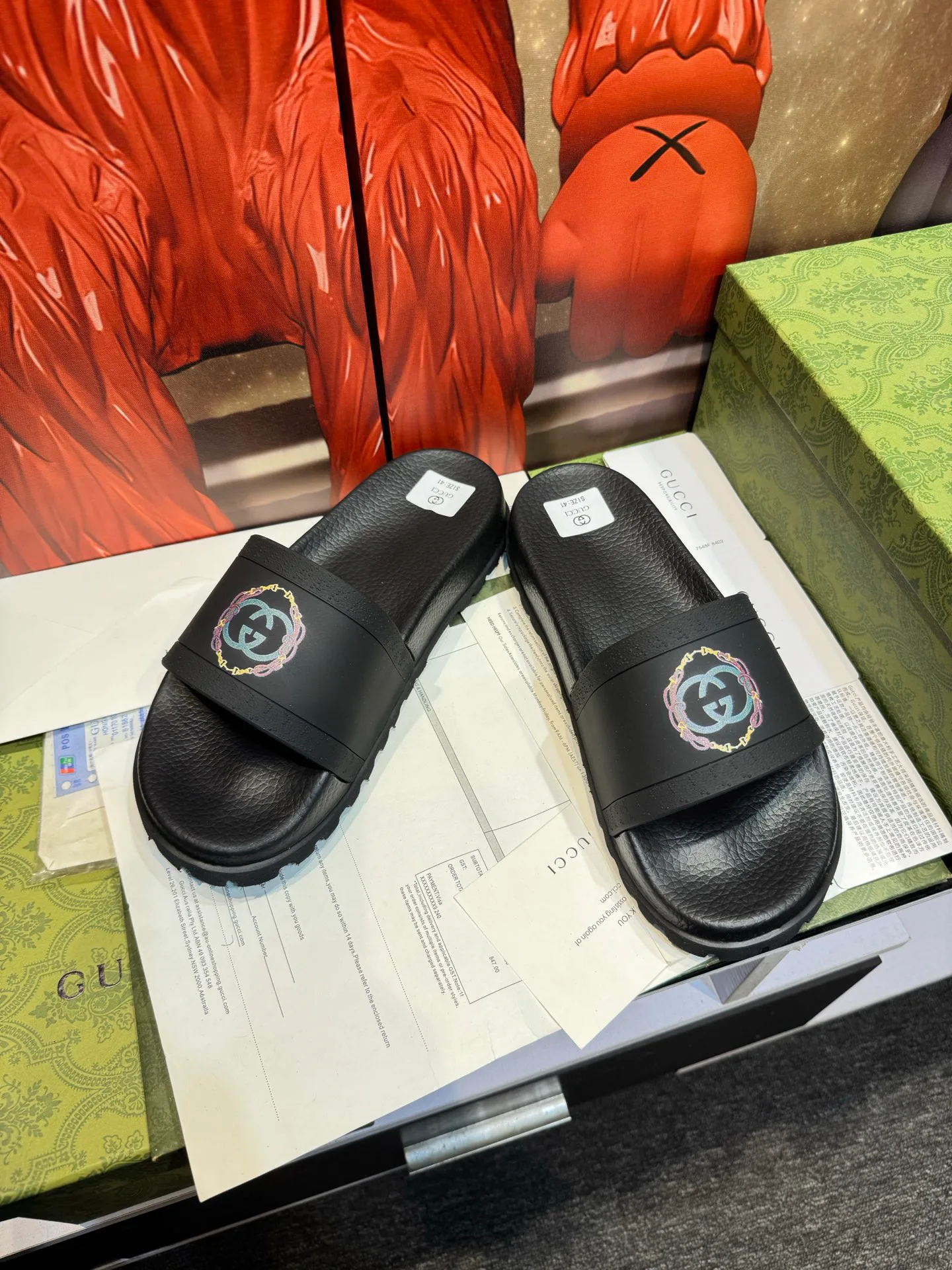 Шлепанцы Женские Gucci 10313885