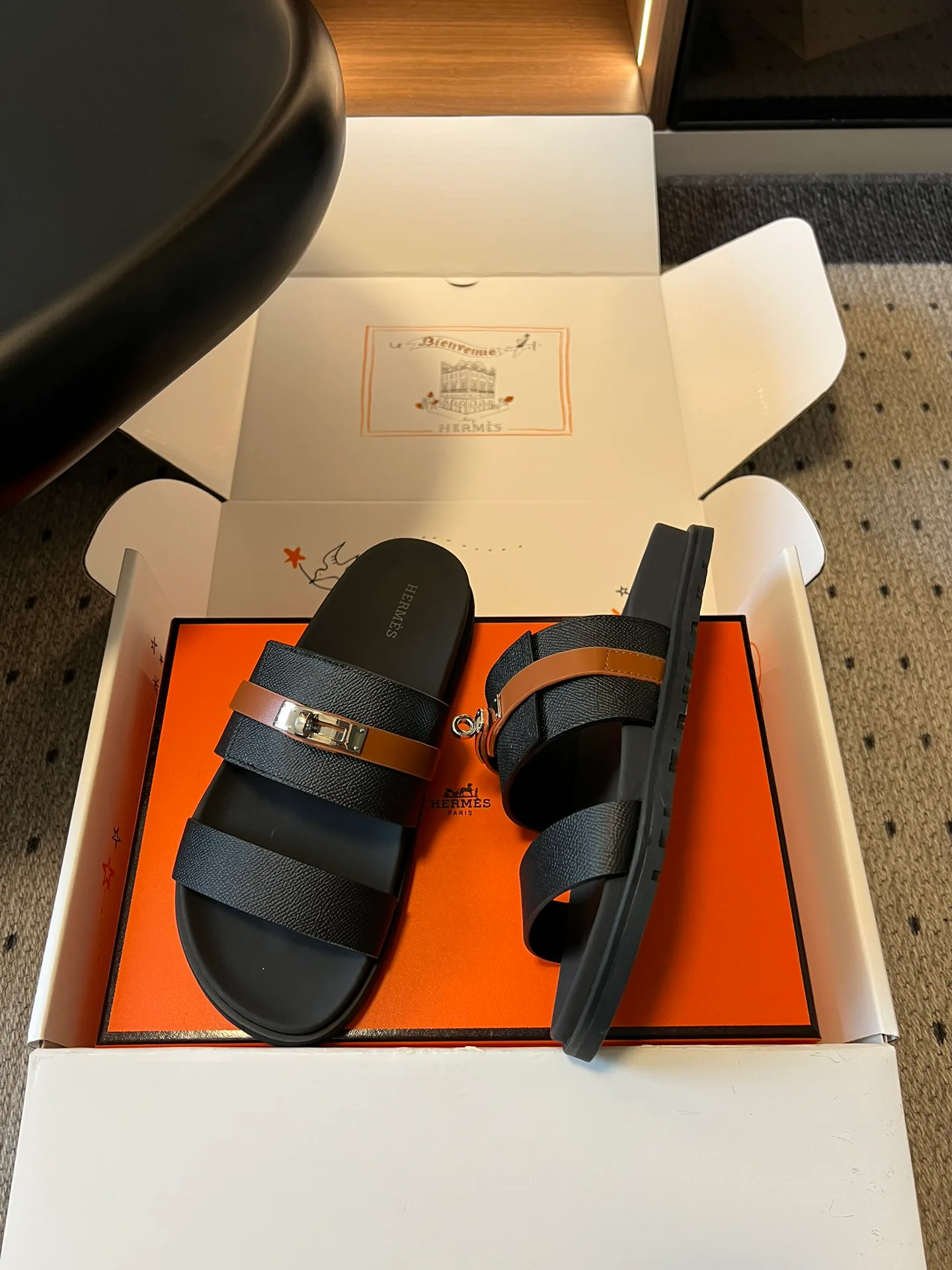Шлепанцы Женские Hermes 12777579
