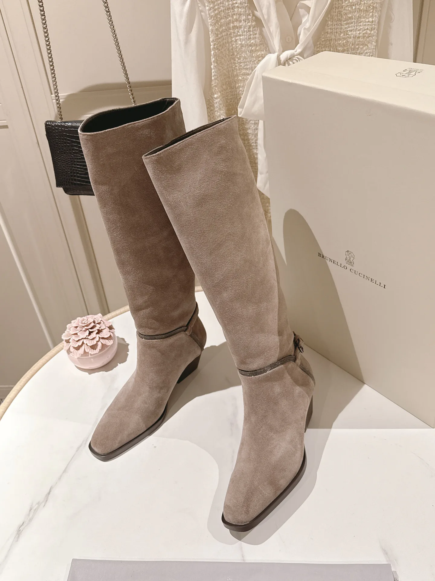 Сапоги Женские Brunello Cucinelli 18217278