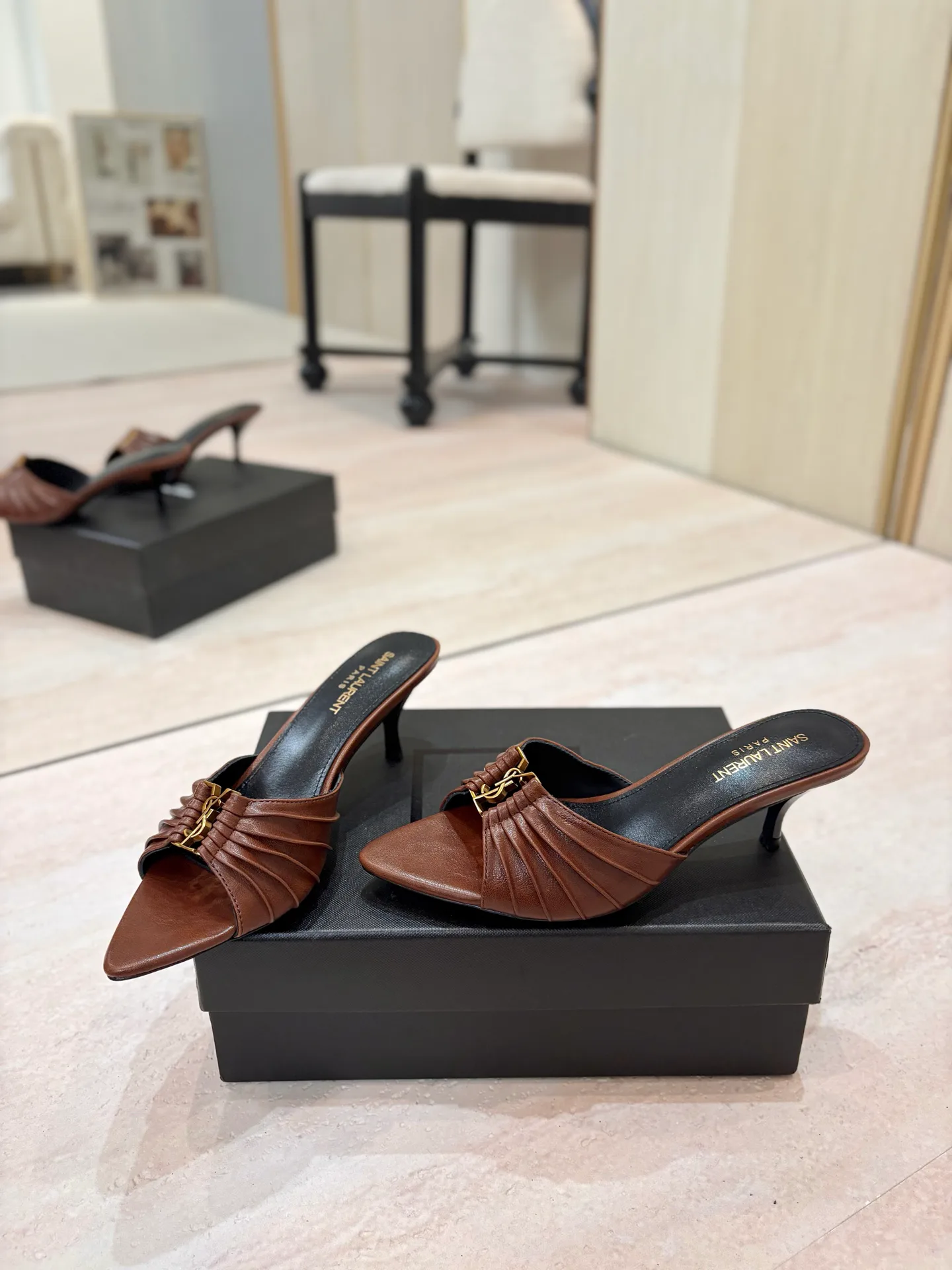 Мюли И Сабо Женские Saint Laurent 17476040
