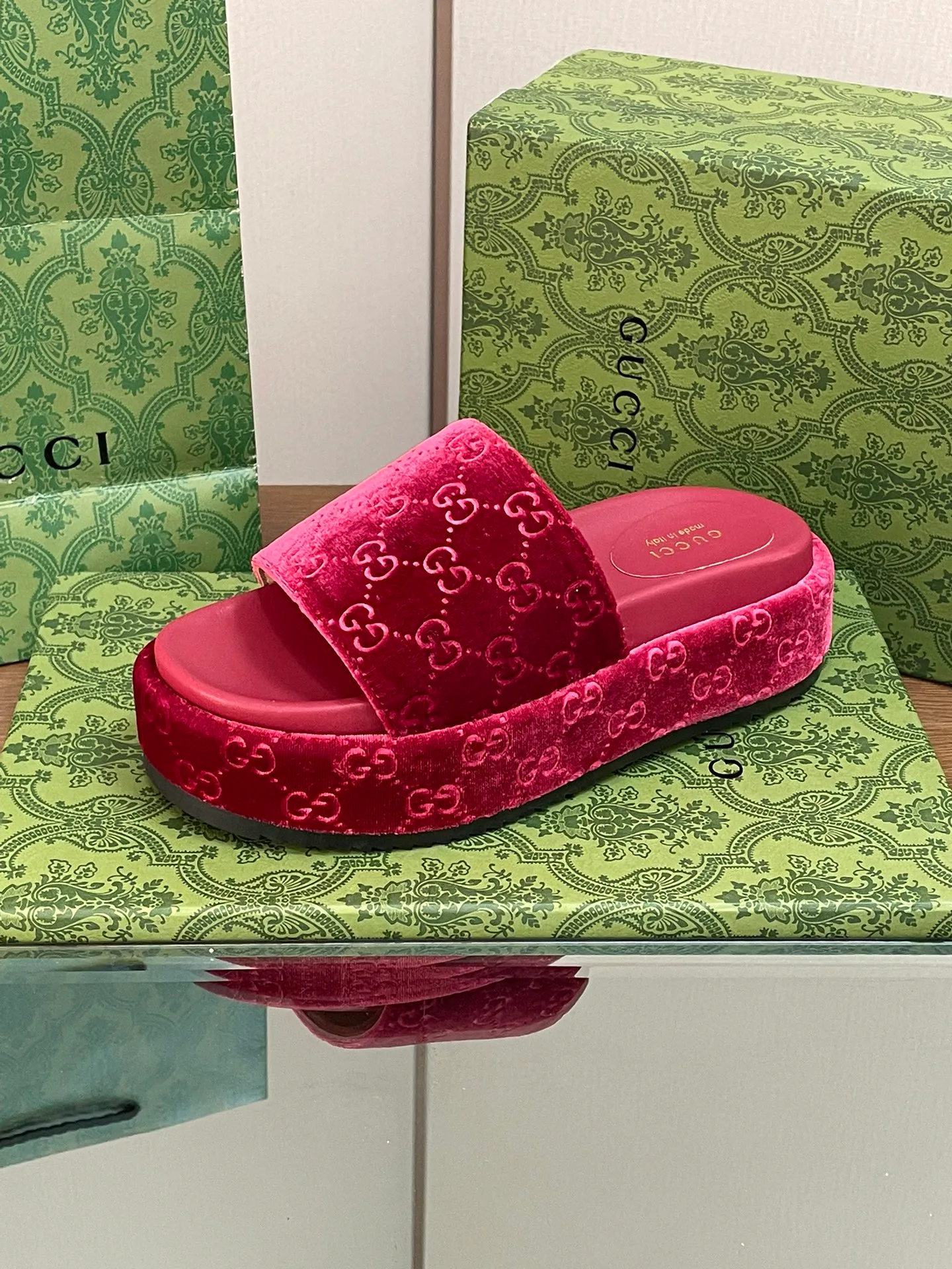 Шлепанцы Женские Gucci 10906