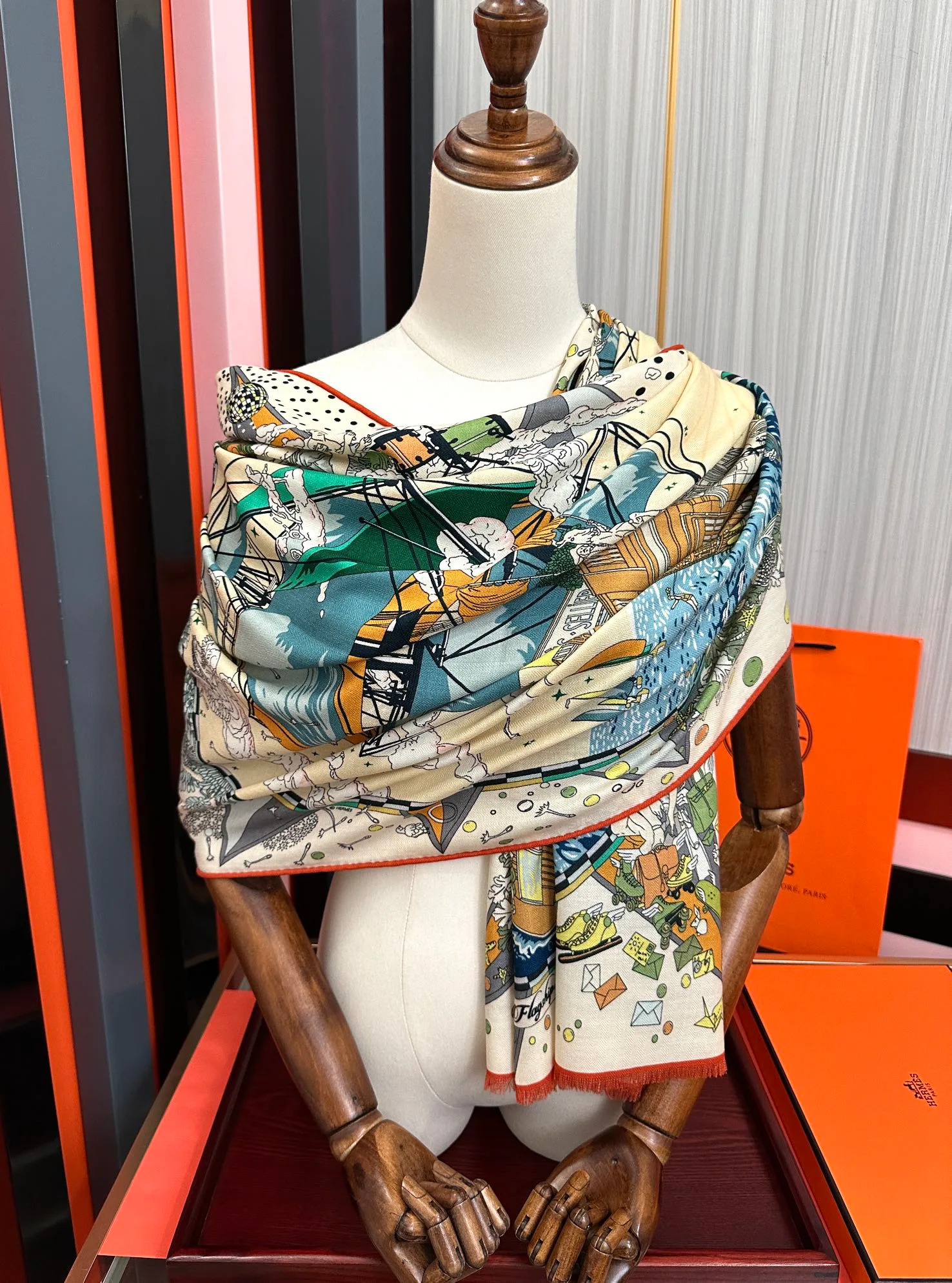 Шарфы Hermes 369665