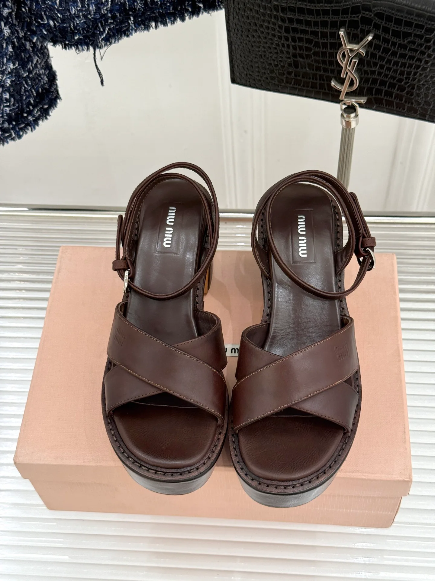 Босоножки Женские Miu Miu 11808994