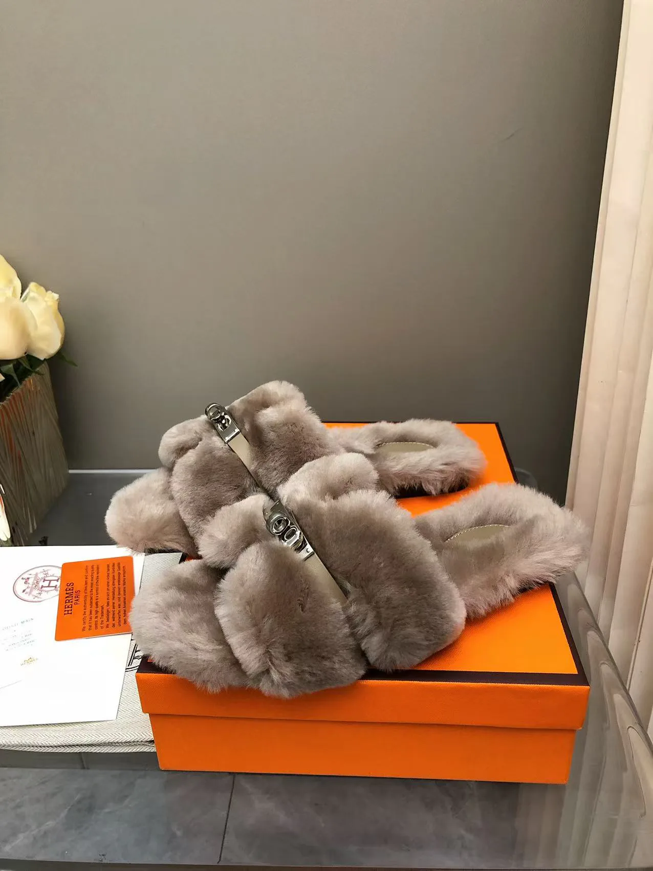 Тапочки Женские Hermes 65352