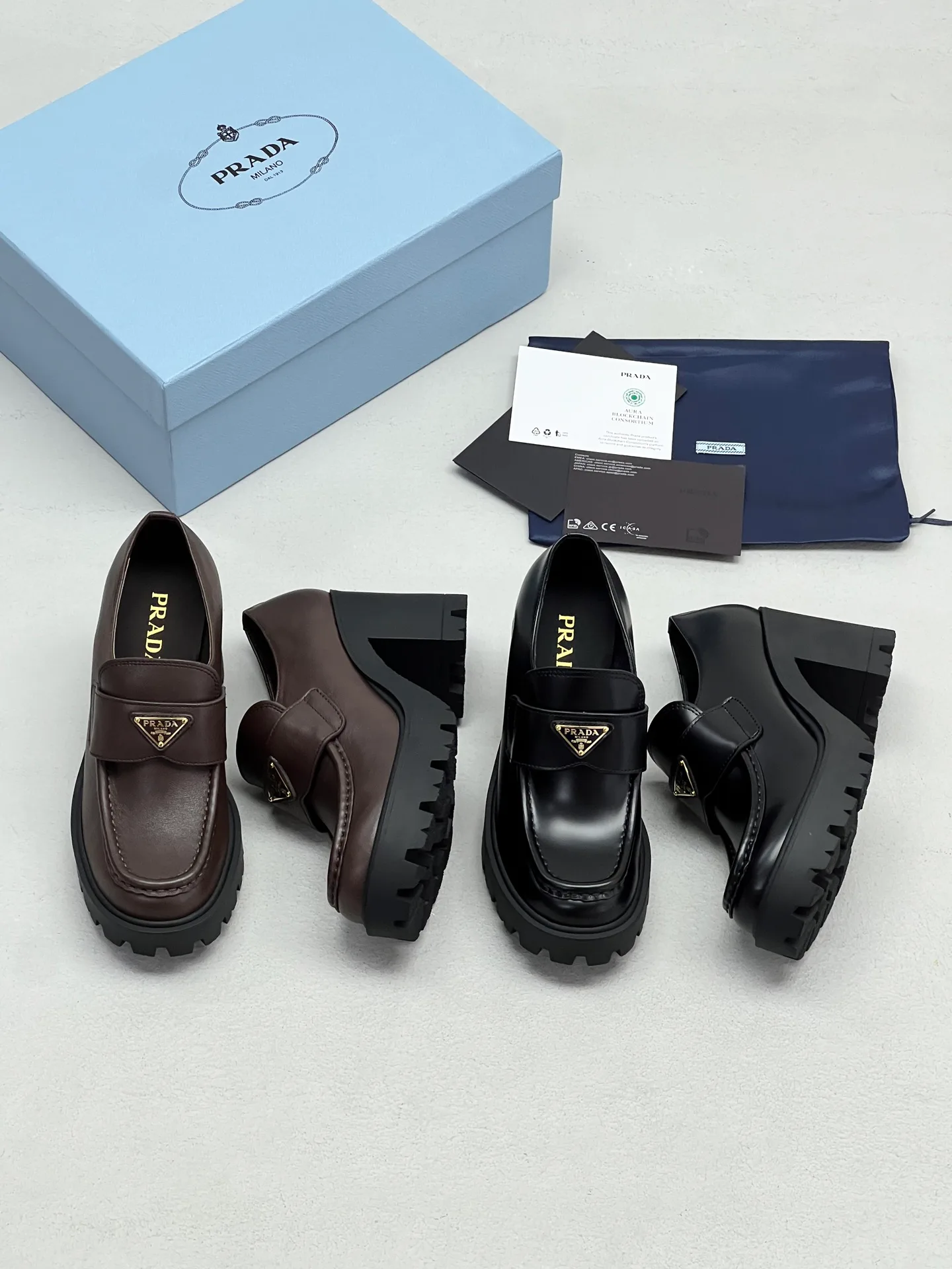 Лоферы И Мокасины Женские Prada 18224005